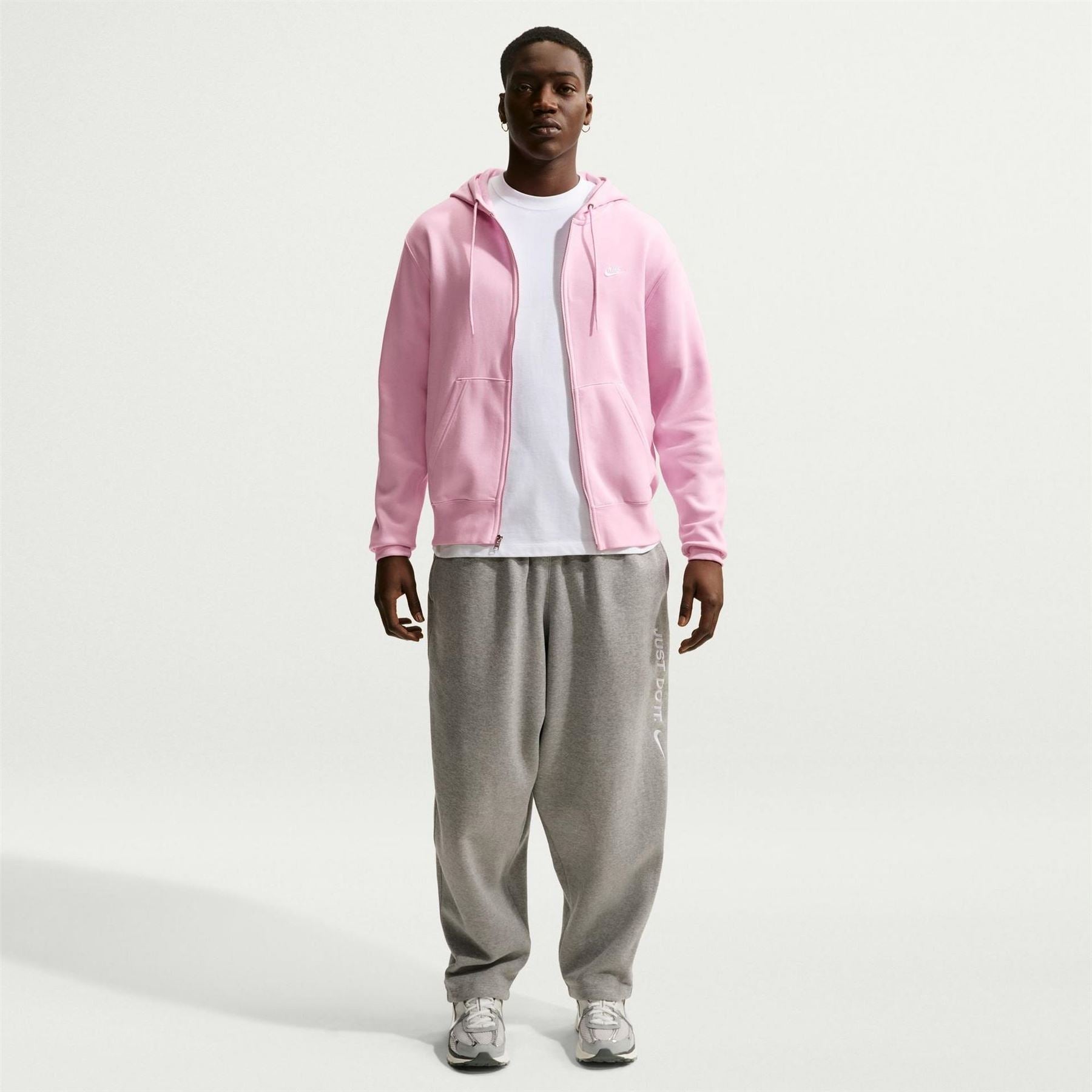 Nike Mens Sportswear Club Fleece Full Zip Hoodie