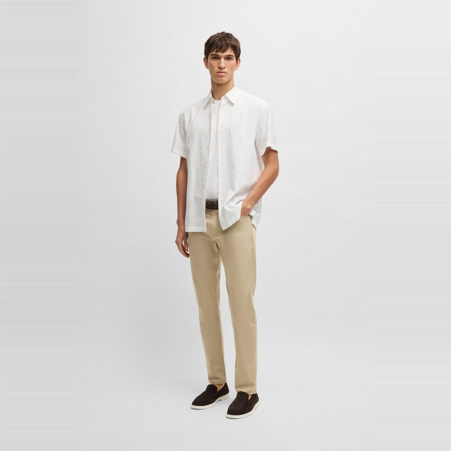Boss Hbb C Cory Plain Short Sleeve Shirt