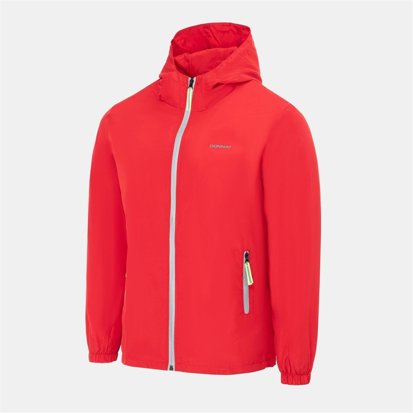 Donnay Hooded Windbreaker Elasticated Cuff Jacket