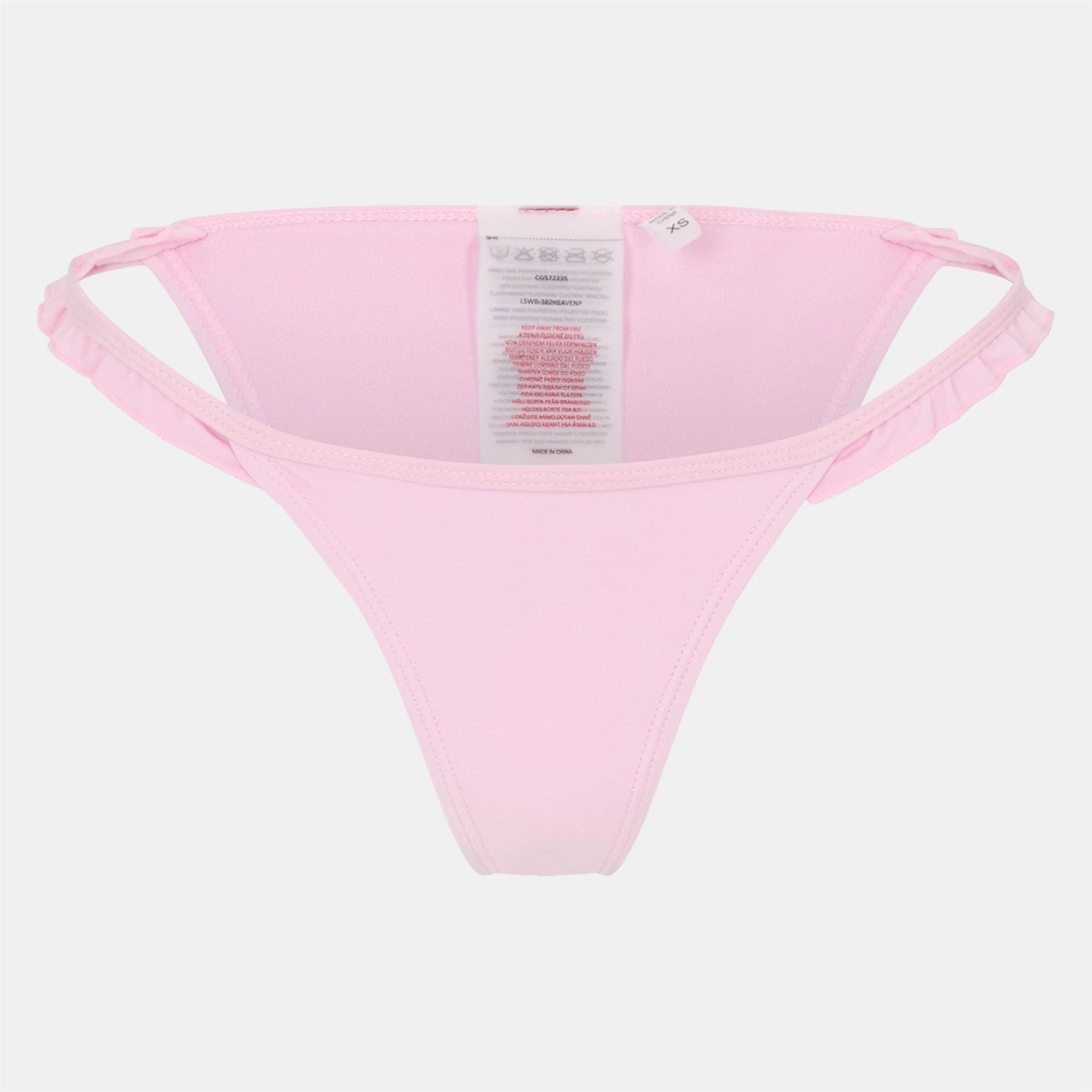Brave Soul Low Rise Bikini Bottoms With Frill