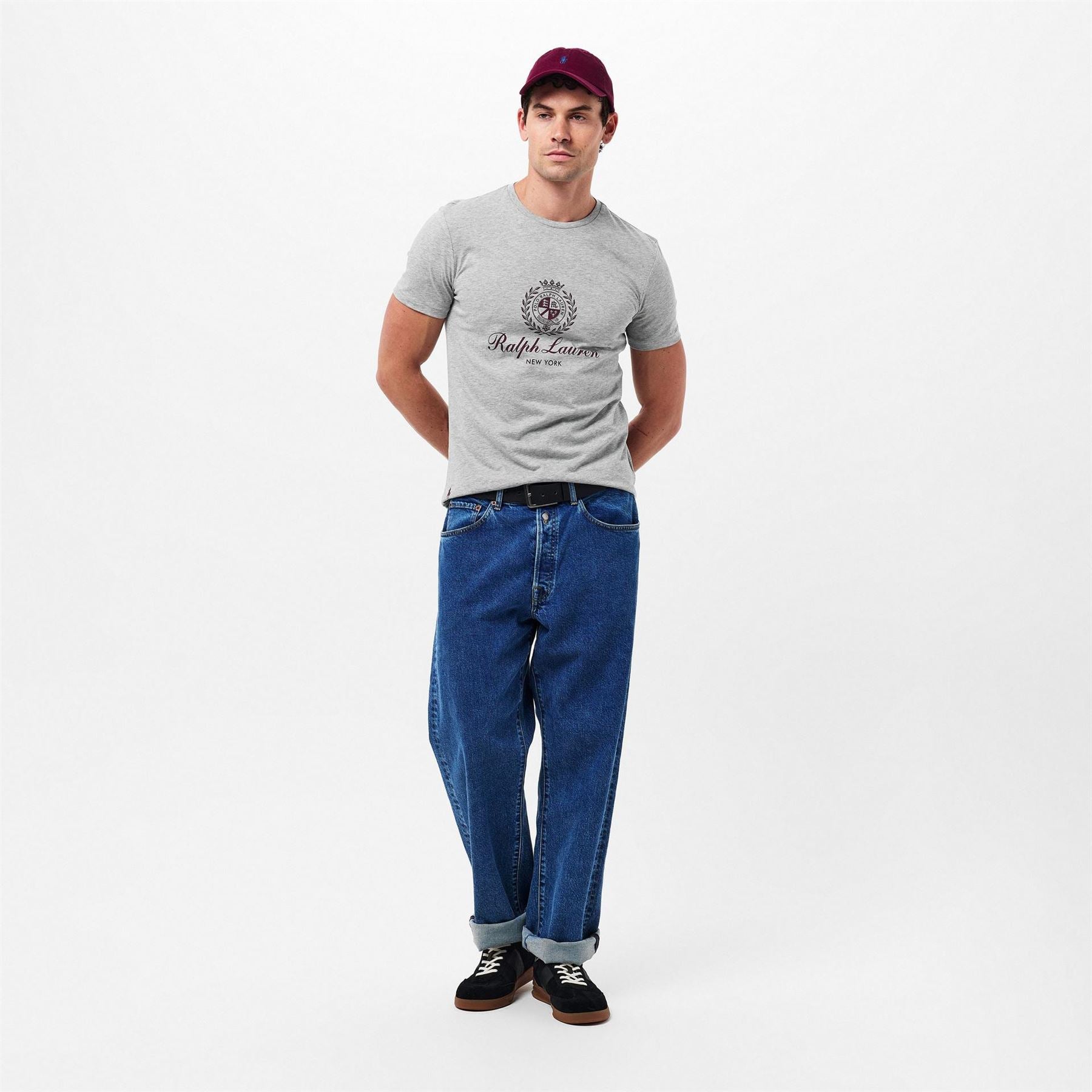 Polo Ralph Lauren Crest Logo Print Regular Fit Crew Neck T-Shirt