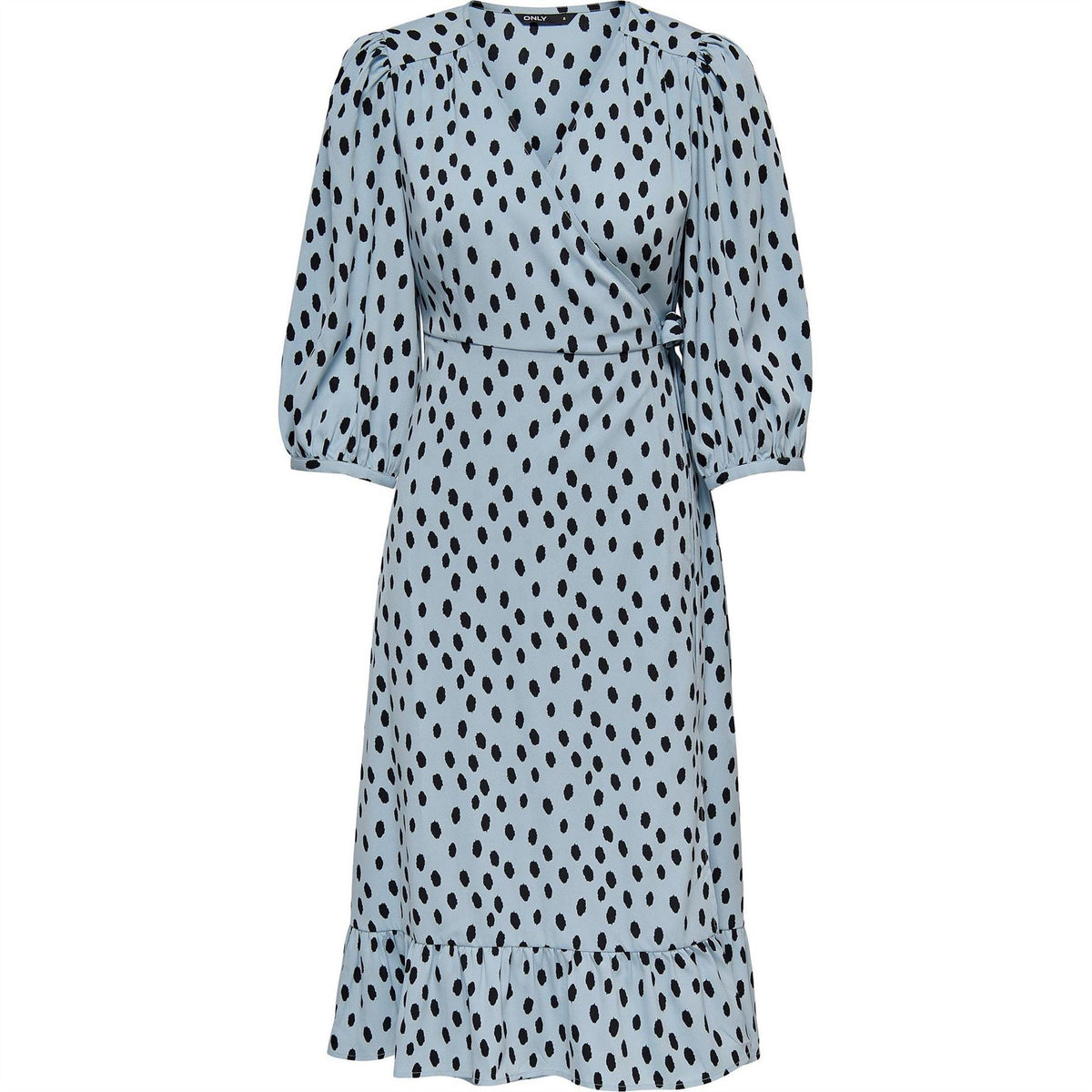 Only Olivia V-Neck Midi Wrap Dress