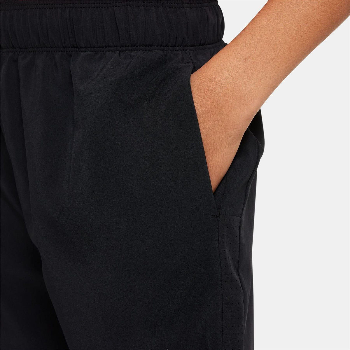 Nike Solid Mid Rise Regular Fit Athletic Pants