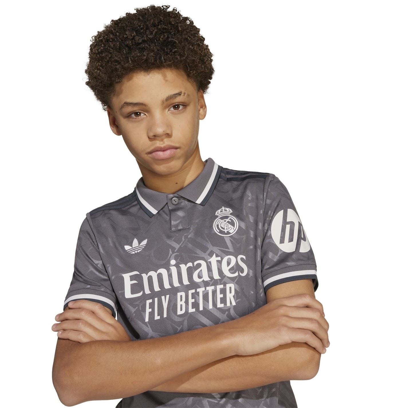 adidas Real Madrid Collared Short Sleeve Shirt