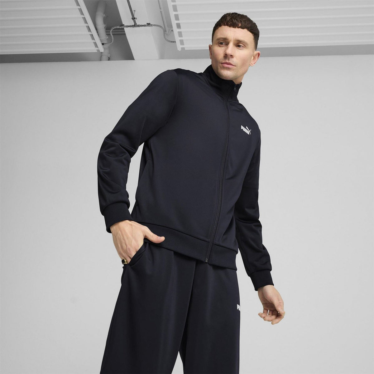 Puma Mens Ess Poly Suit Cl Tracksuit