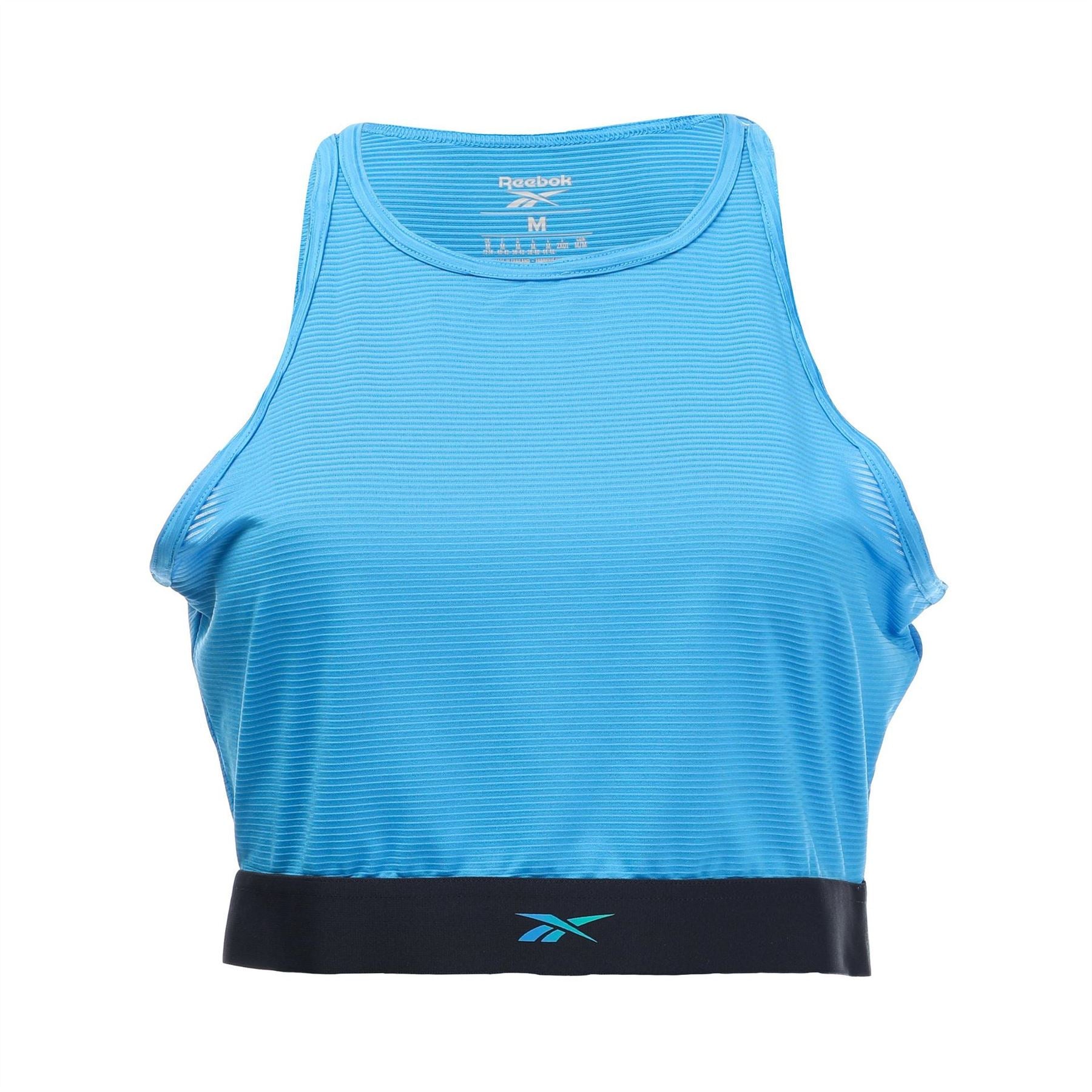Reebok Womens Mesh Crop Top Female