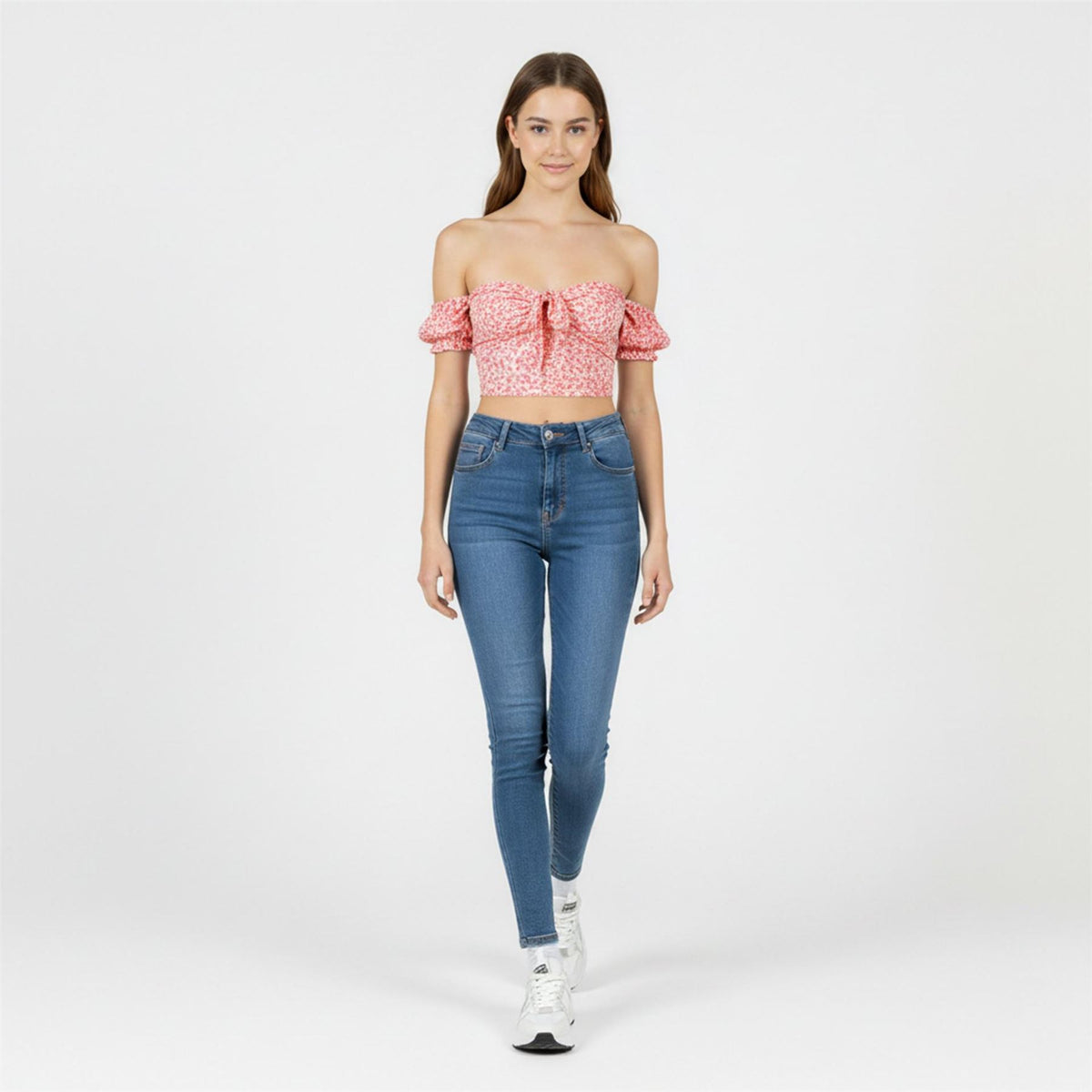 Jack Wills Off Shoulder Crop Top