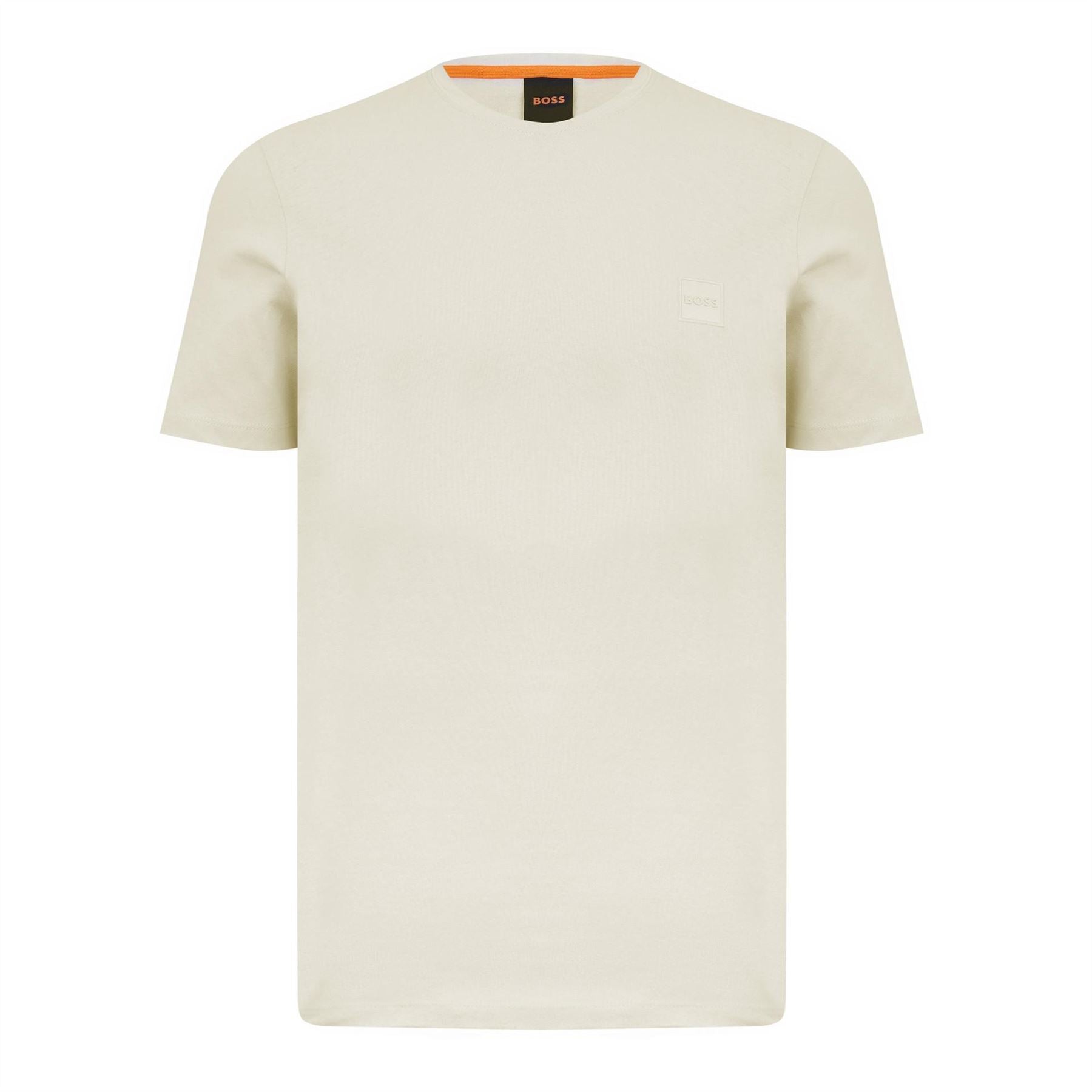 Boss BOSS ORANGE Tales T Shirt with Logo Patch Premium Cotton