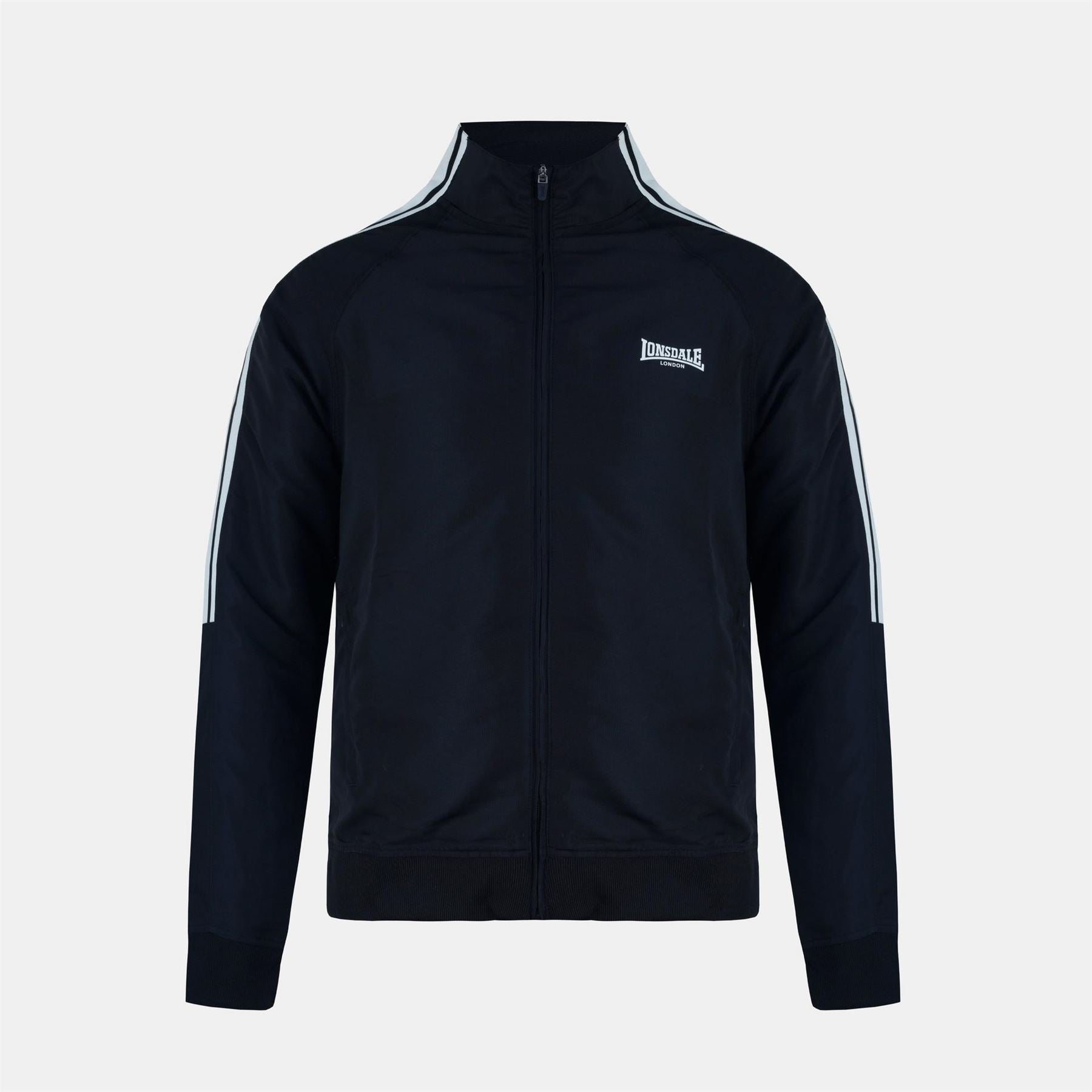 Lonsdale Ess Wov Full Zip Long Sleeve Mesh Lined Tracksuit Top