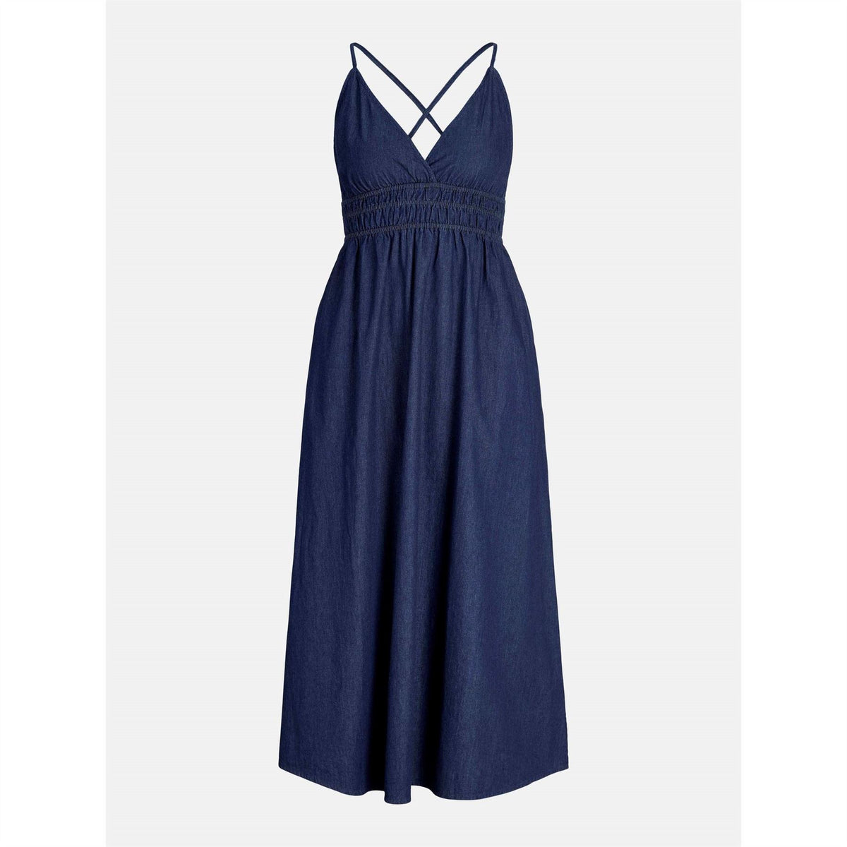 JJXX Chambrey V-Neck Sleeveless Midi Sun Dress