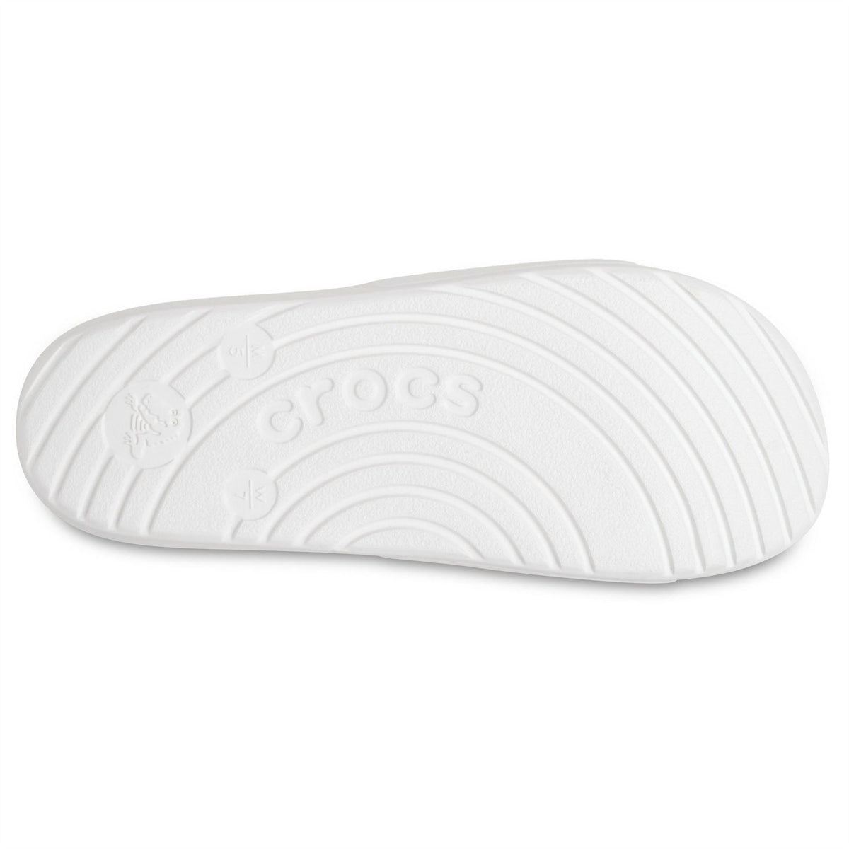 Crocs Logo Print Flatform Slides
