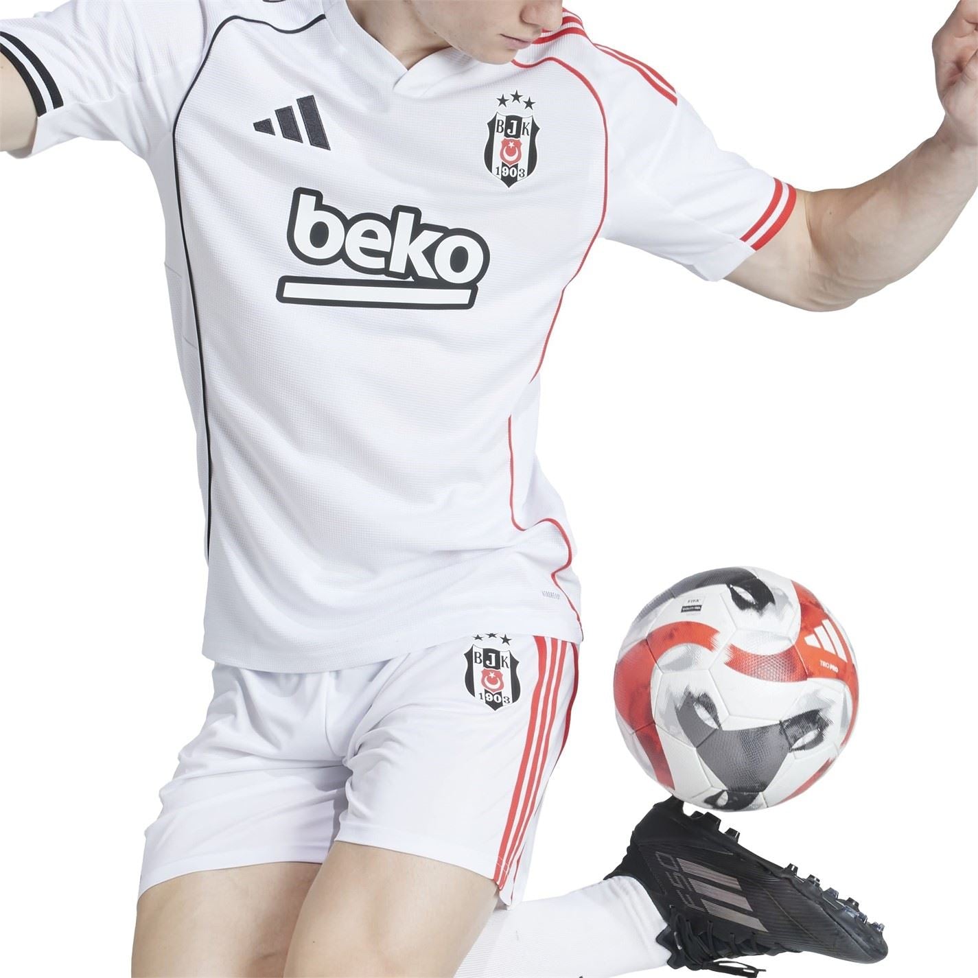 adidas Mens Besiktas 2025 2026 Home Shirt