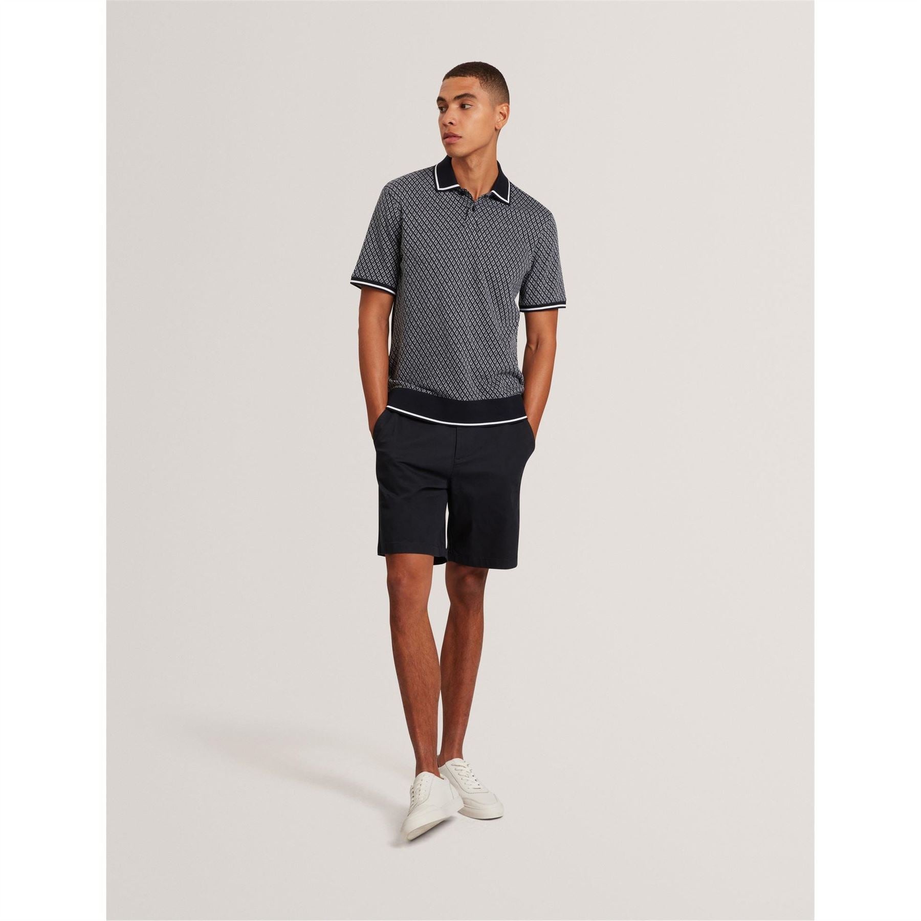 Ted Baker Collared Neck Short Sleeve Polo Shirt