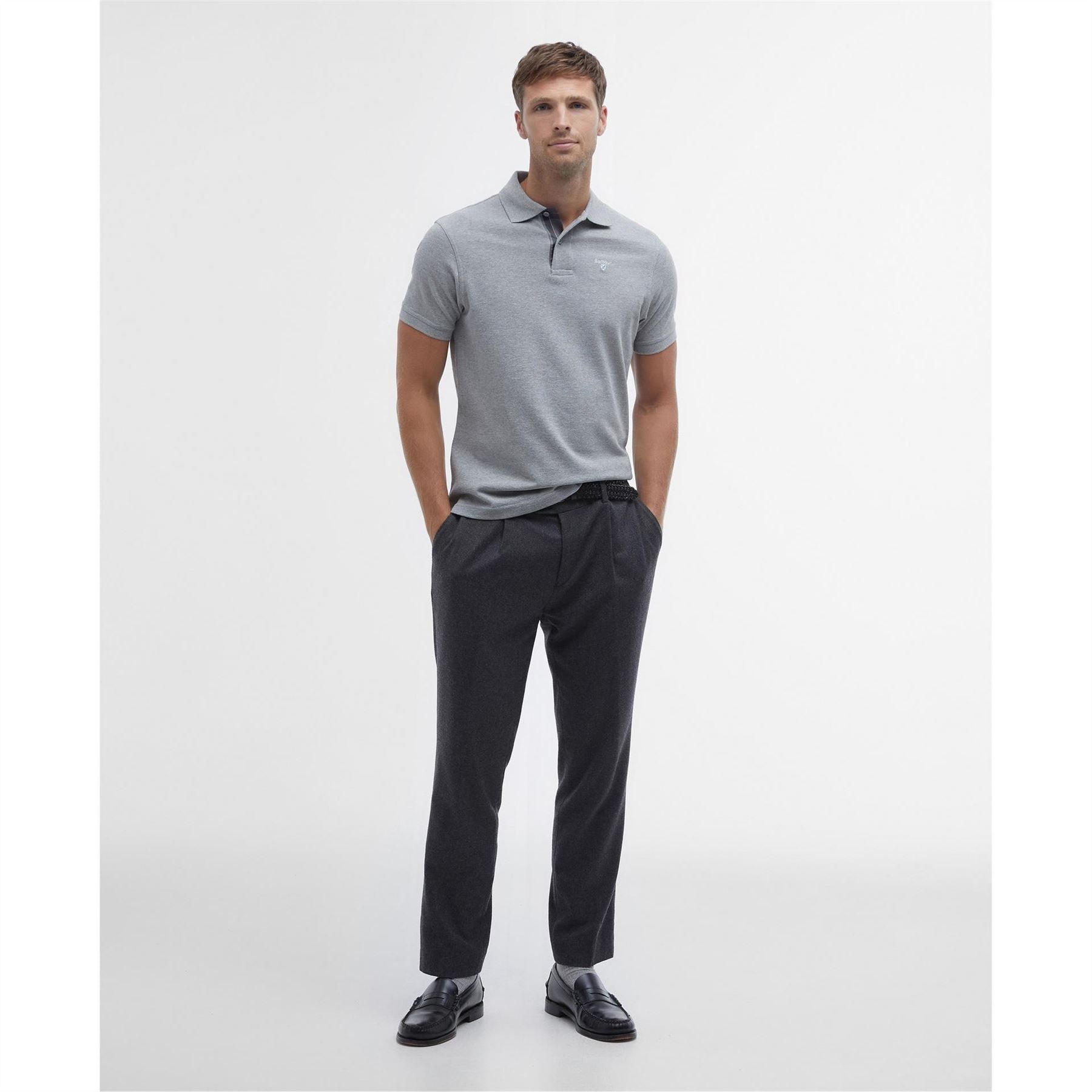 Barbour Tartan Pique Polo Shirt