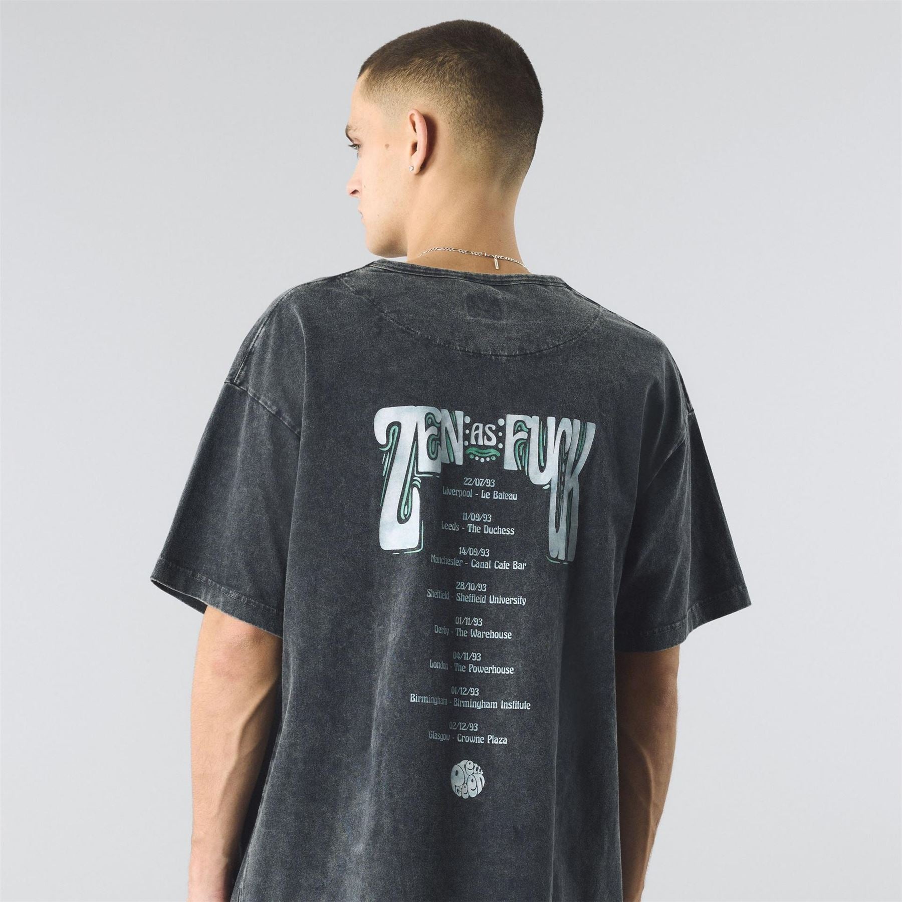 Pretty Green Regular Fit Lettering Crew Neck T-Shirt