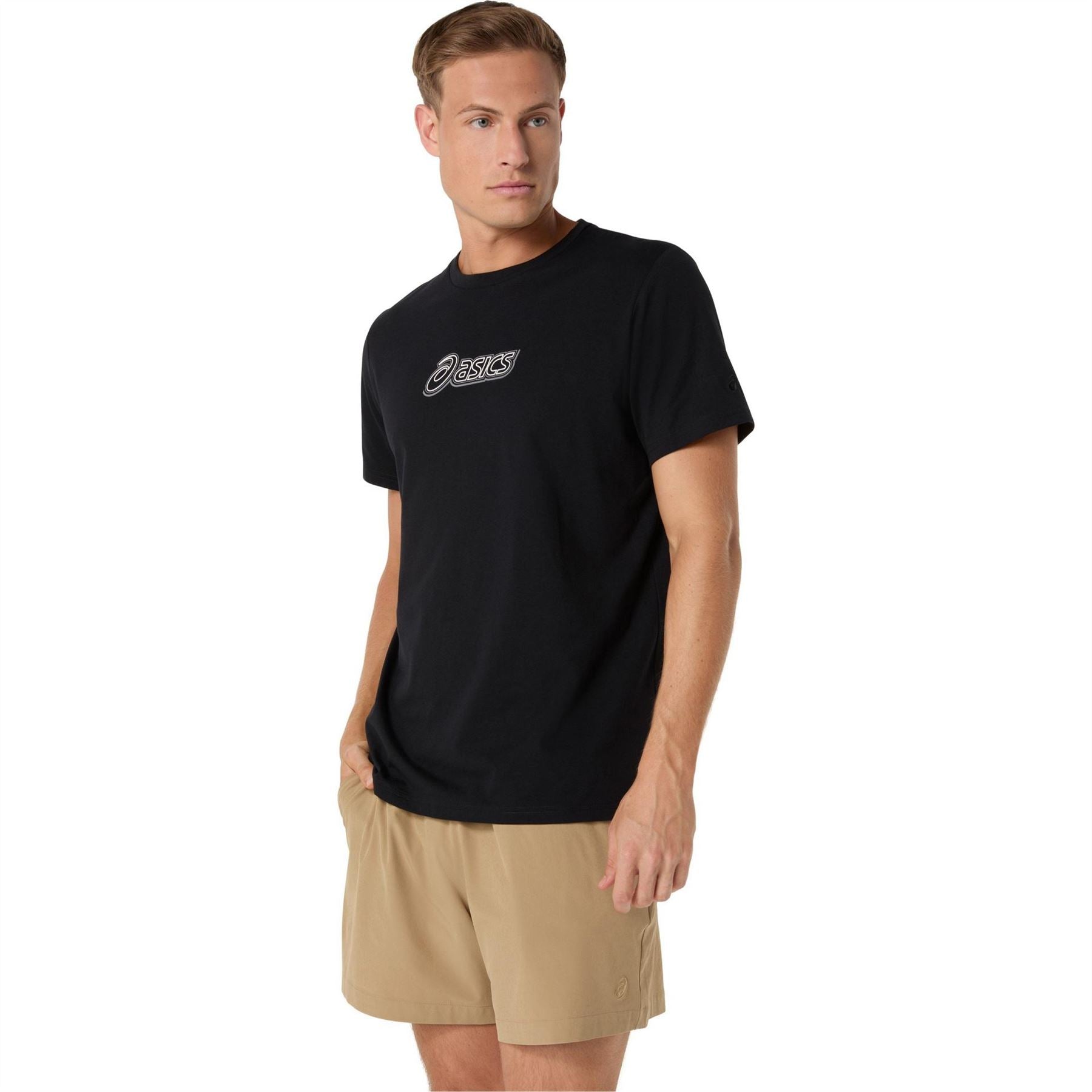Asics Logo Tee Short Sleeve Performance Running Top