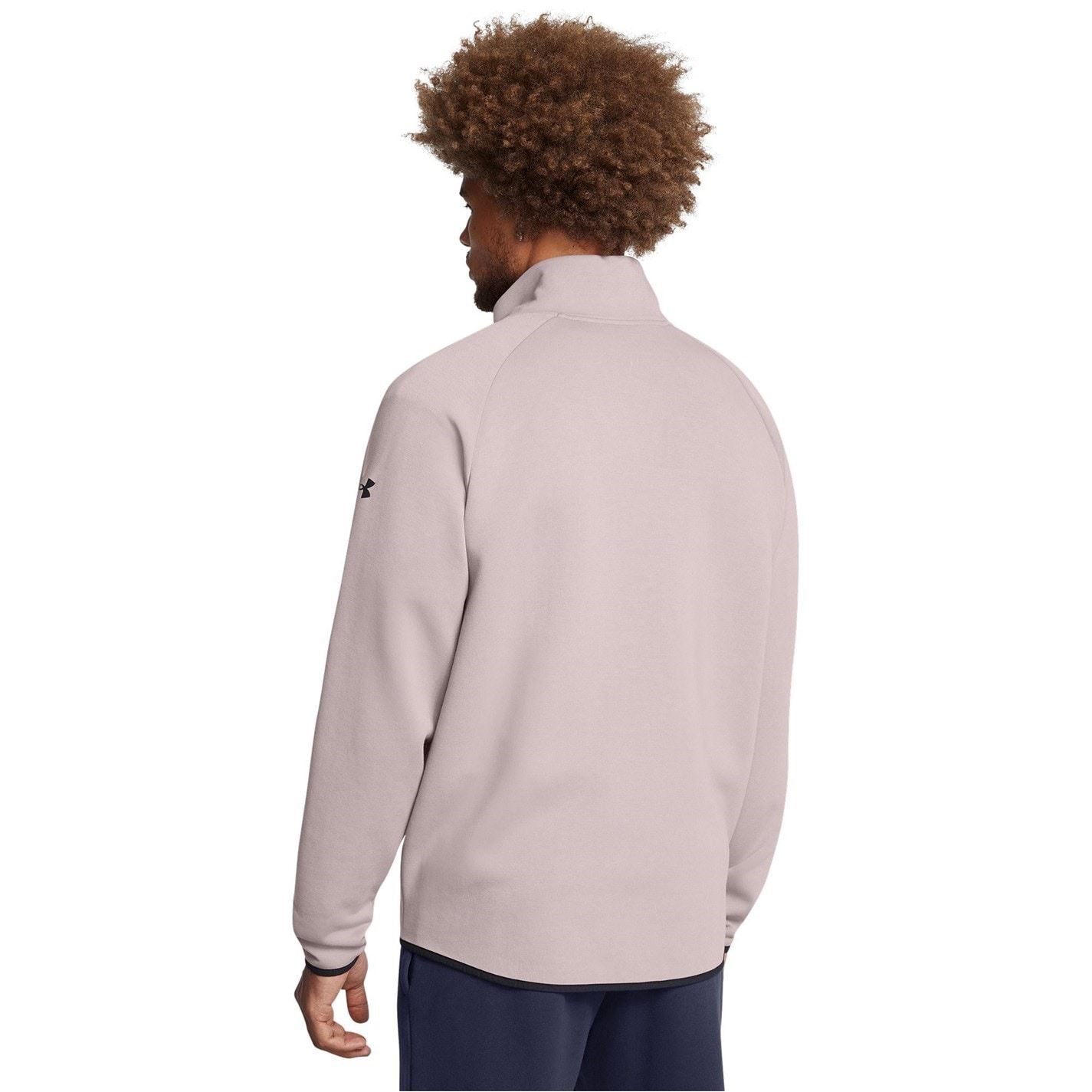 Under Armour Solid Patterned Fleece Jacket