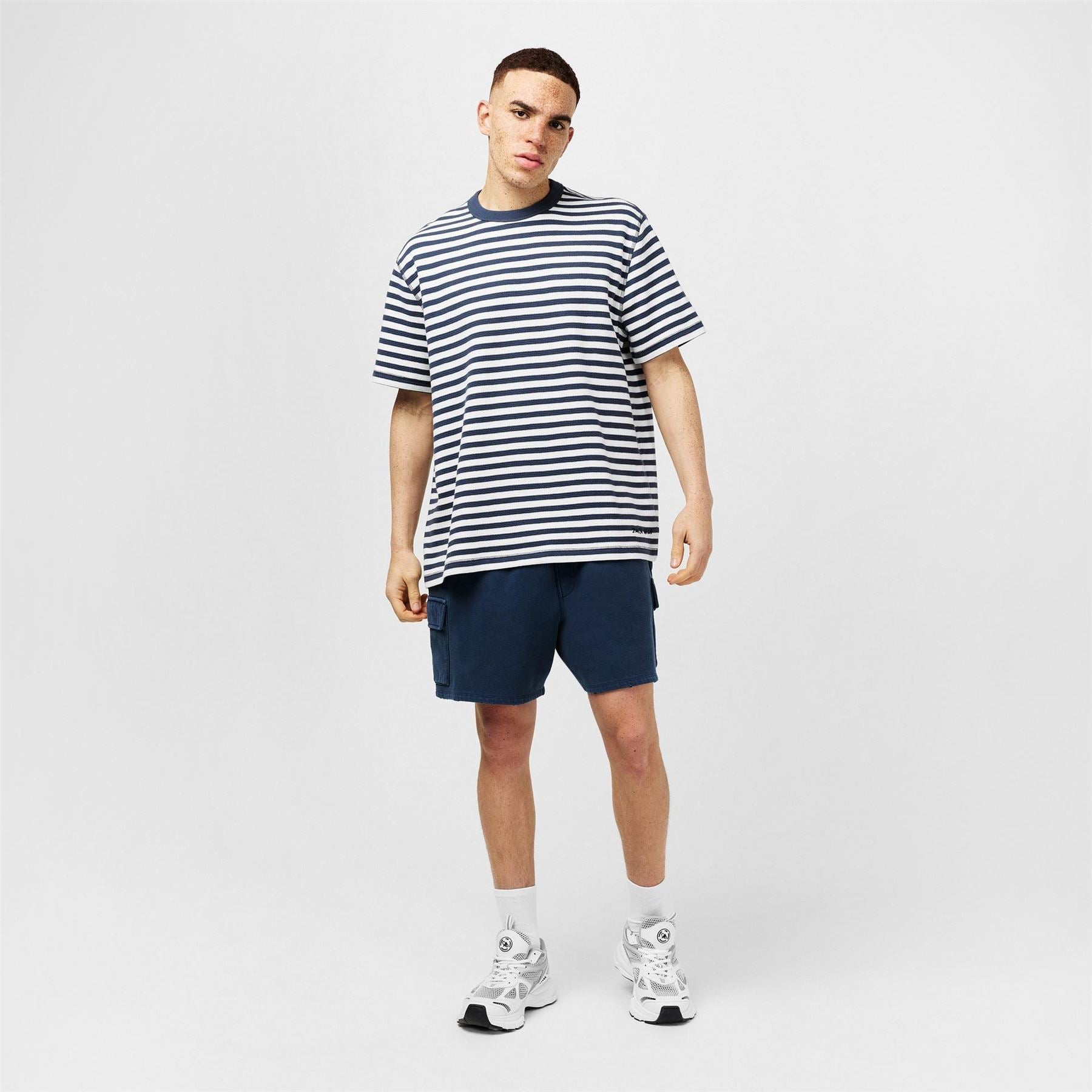 Jack Wills Jw Waffle Stripe Regular Fit T-Shirt