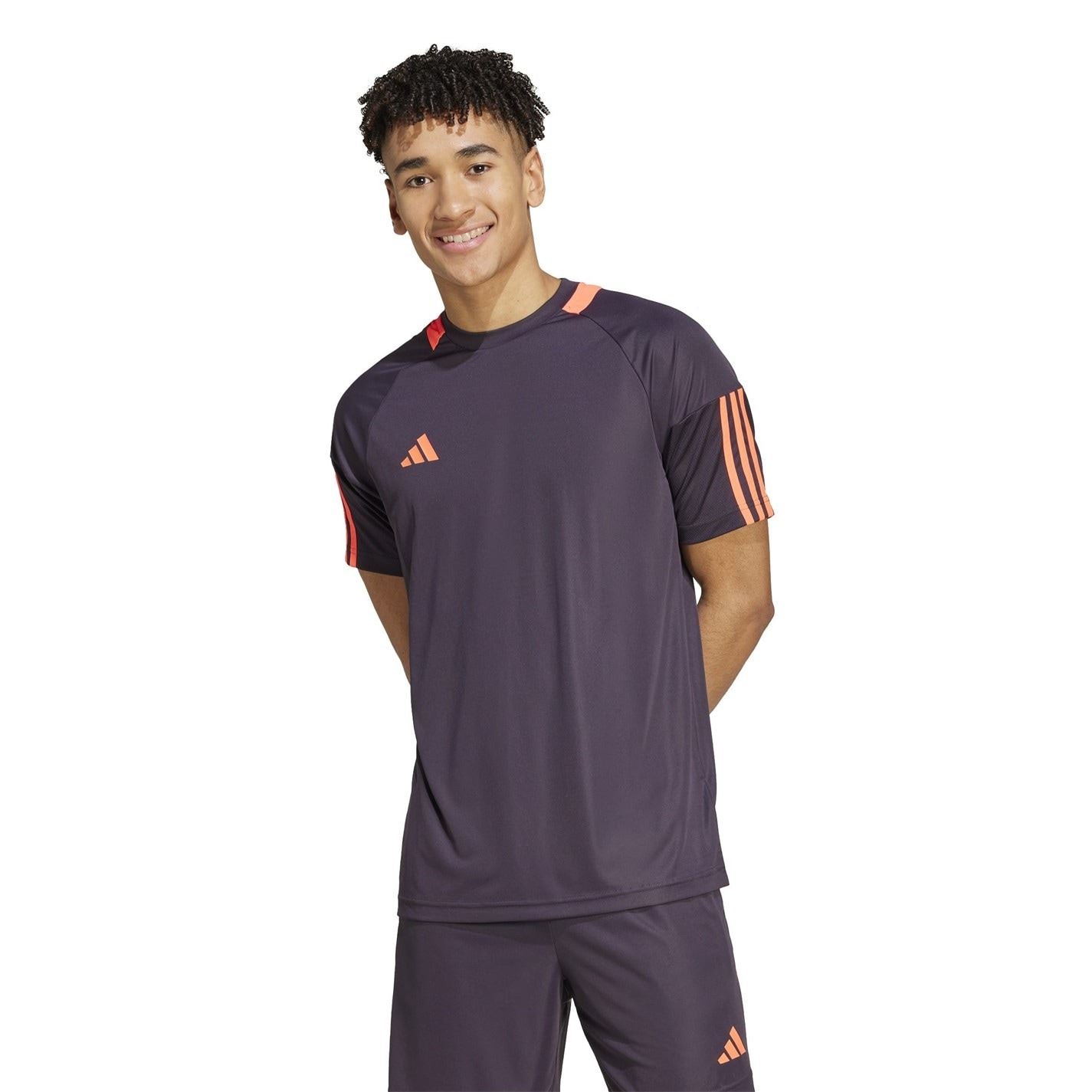 adidas Mens Classic 3 Stripe Sereno T-Shirt