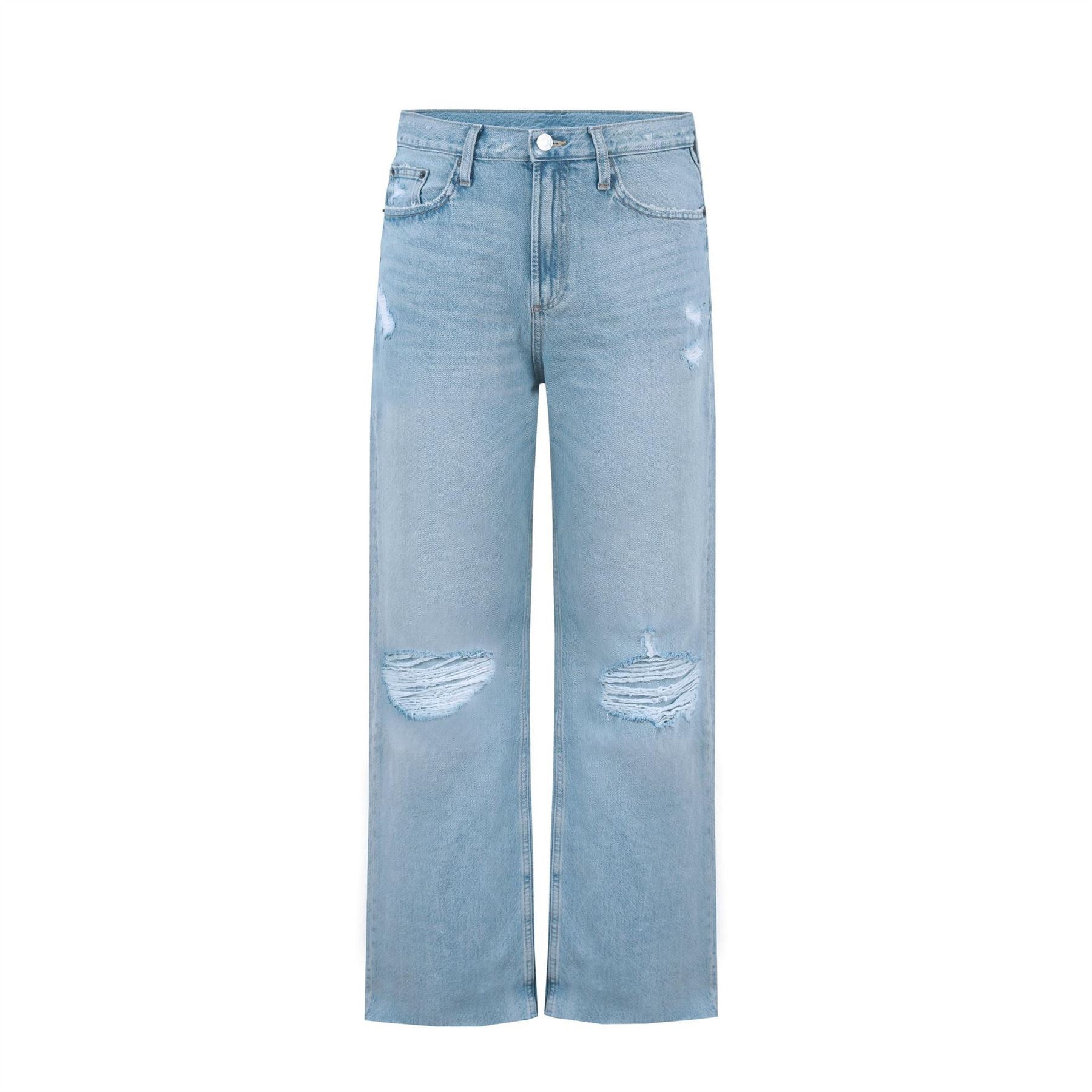Fabric Wide Jeans ld