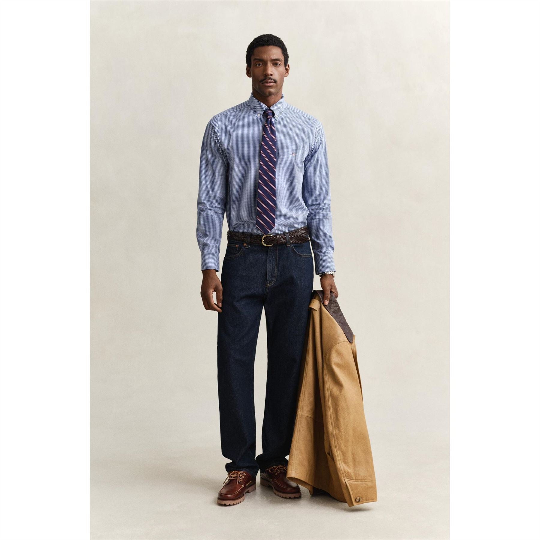 Gant Gingham Long Sleeve Button Down Collar Shirt