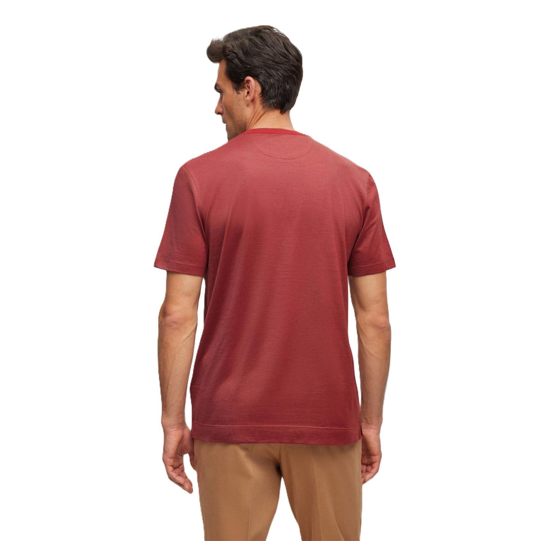 Boss Tesar Mock Neck Regular Fit T-Shirt
