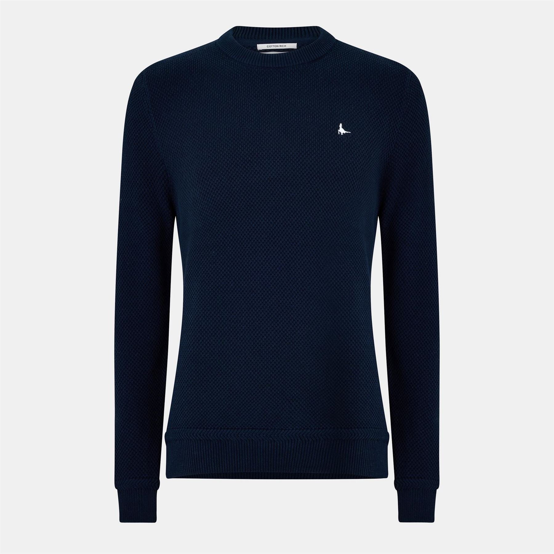 Jack Wills Mens Linus Seed Stitch Crew Neck Jumper