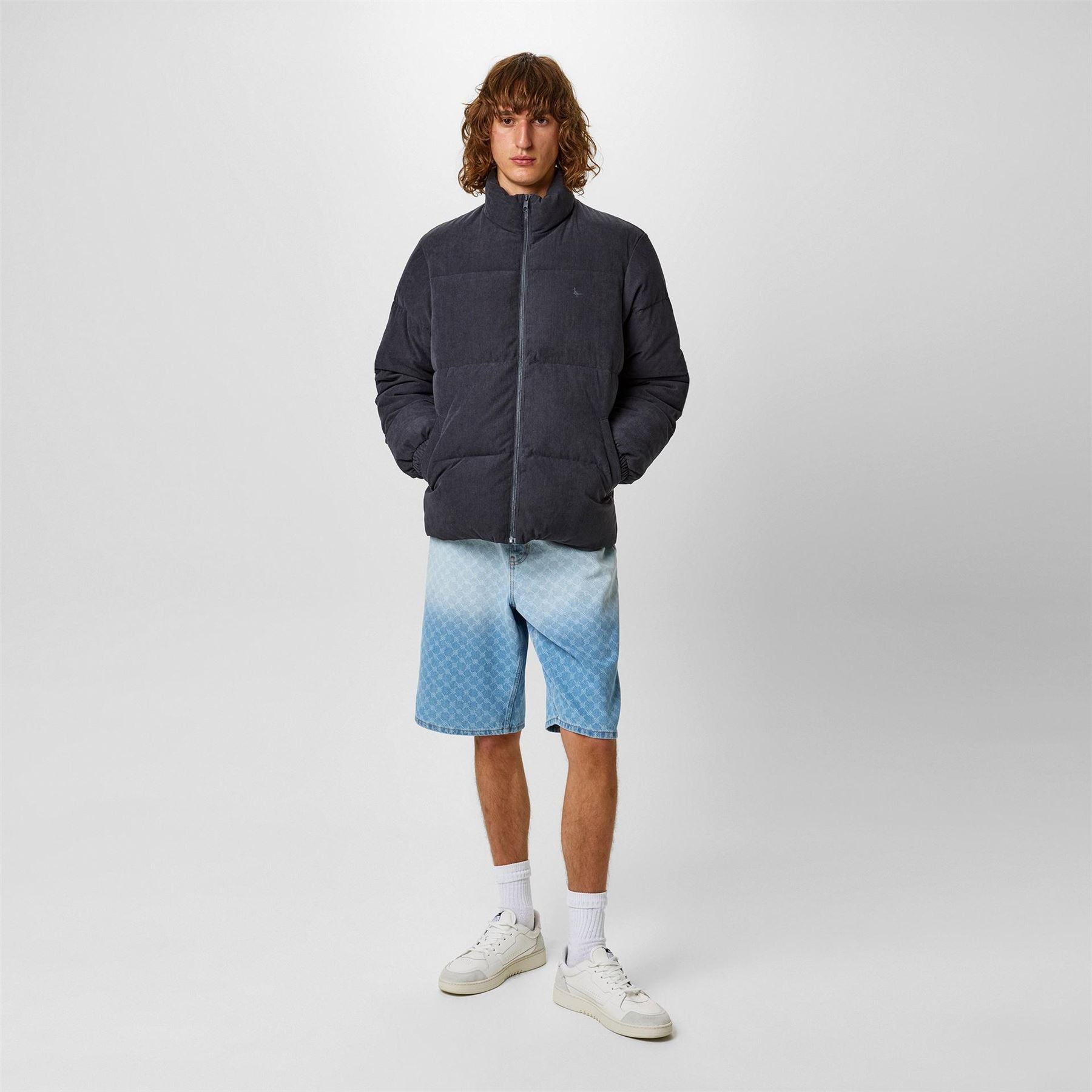 Jack Wills  Corduroy Short Puffer Jacket