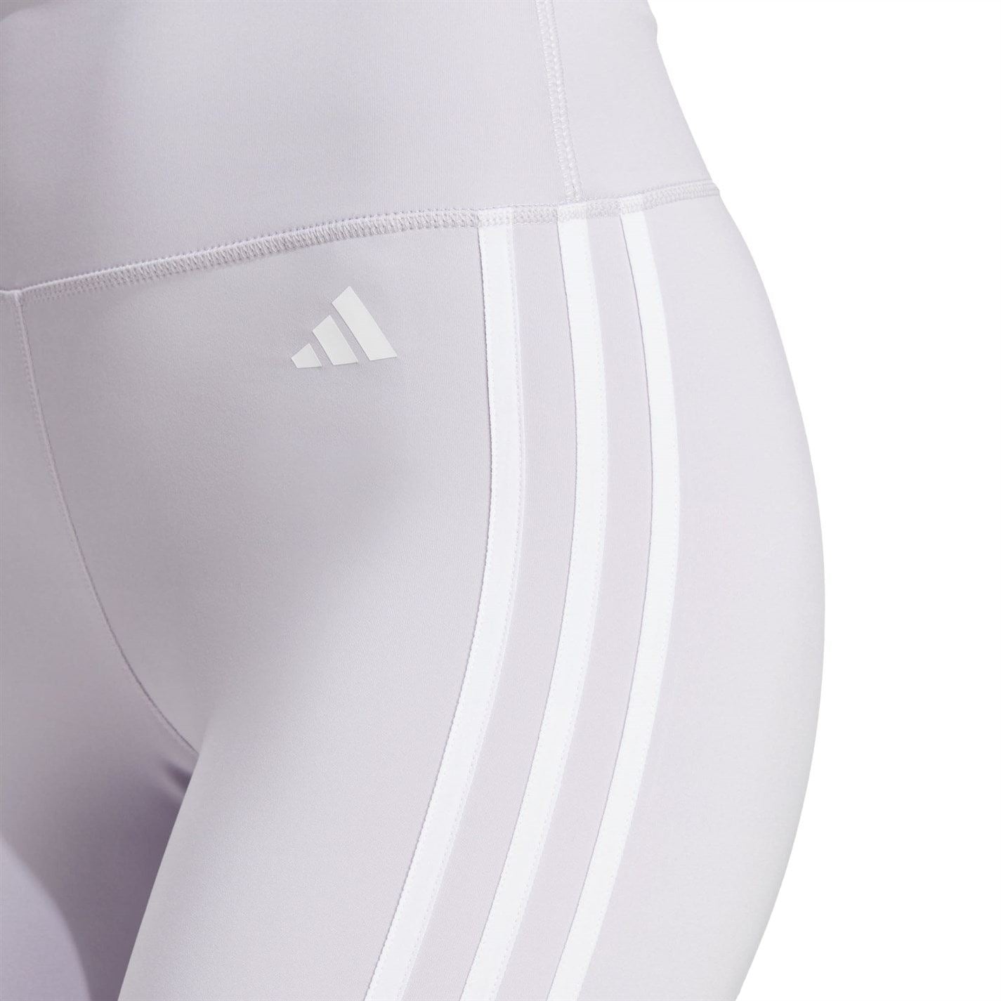 adidas Train Essentials Striped High Waisted Jersey Leggings