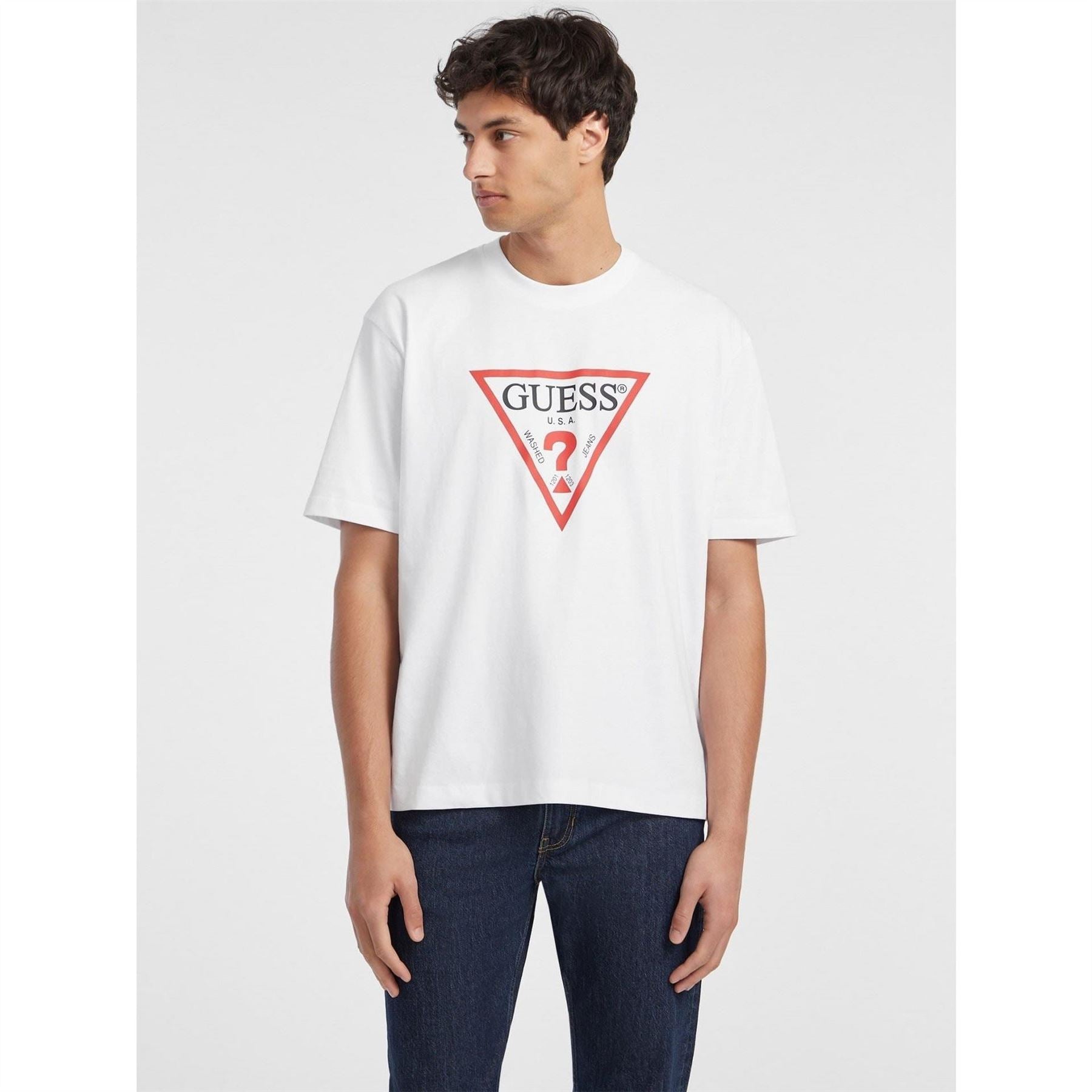 Guess Regular Fit Short Sleeve Crew Neck T-Shirt