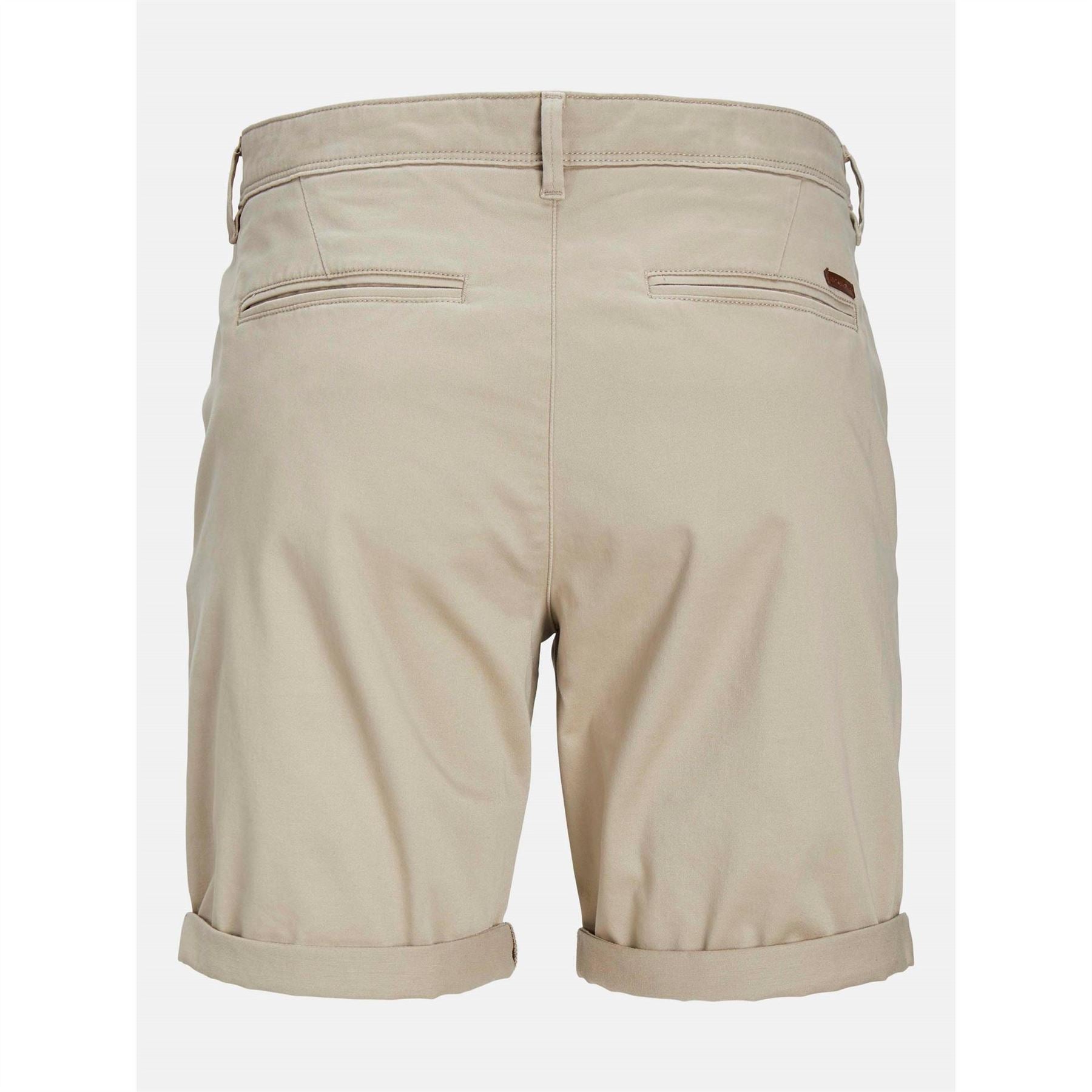 Jack and Jones Bowie Solid Patterned Bermuda Chino Shorts
