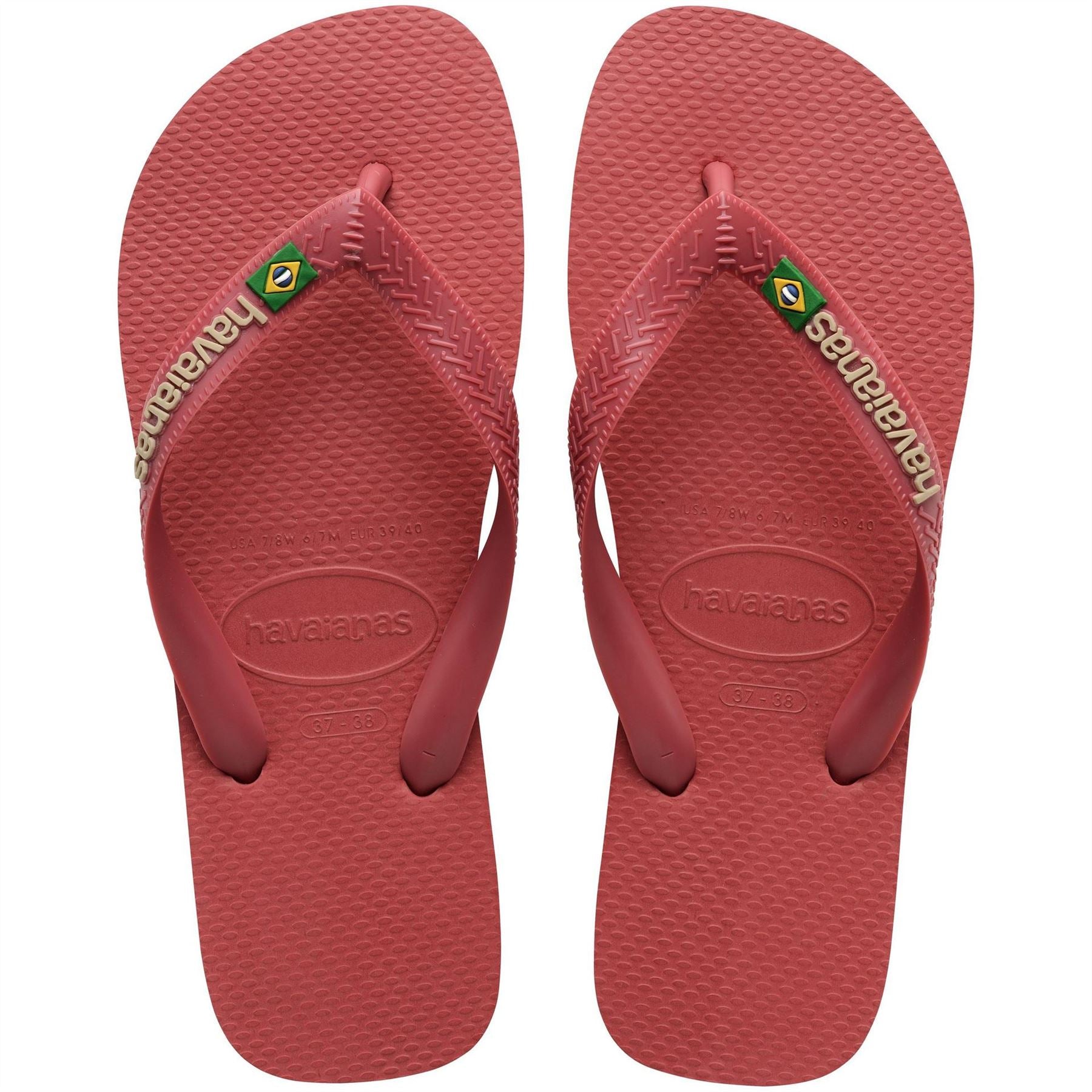 Havaianas Brasil Logo Flip Flops