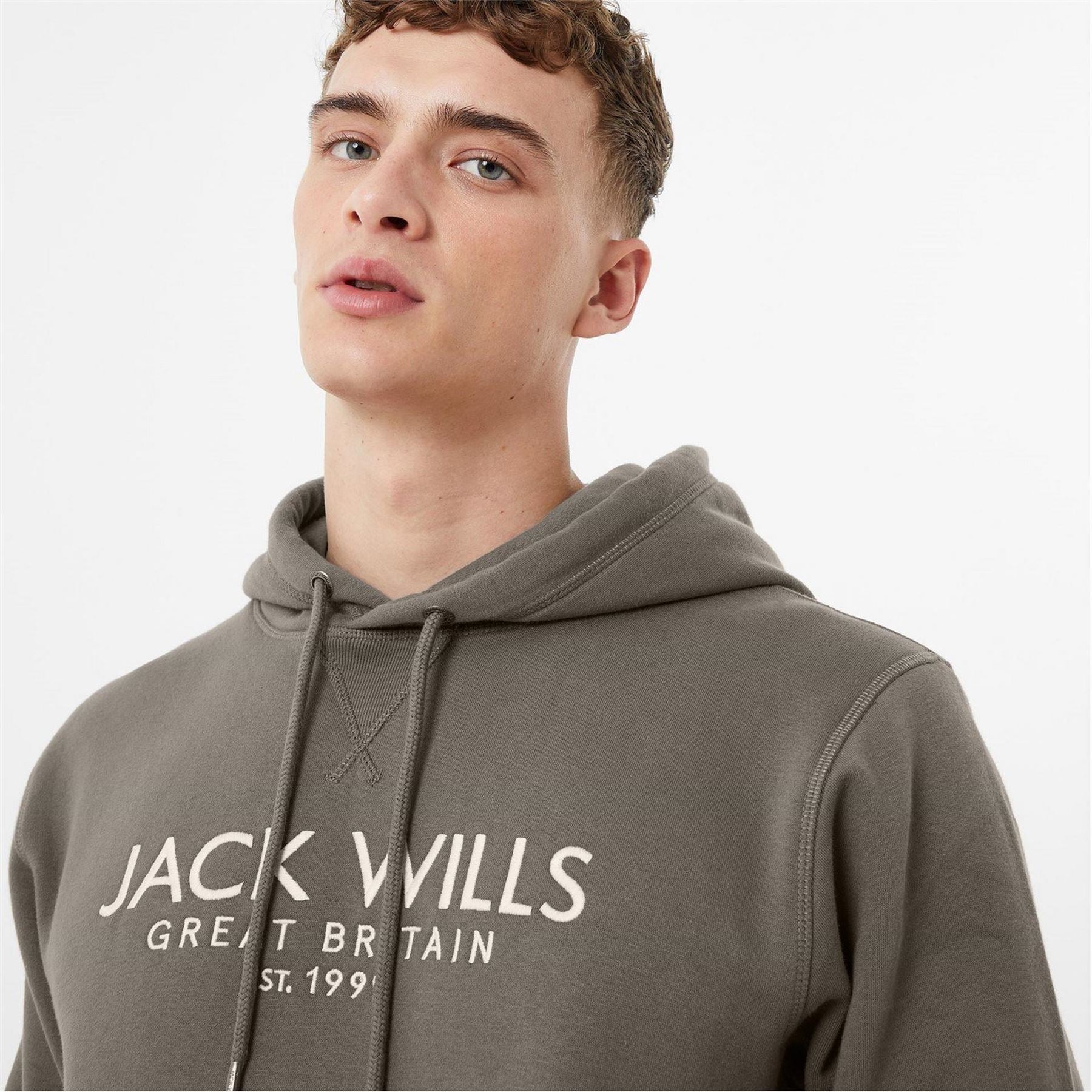 Jack Wills Batsford Graphic Logo Hoodie