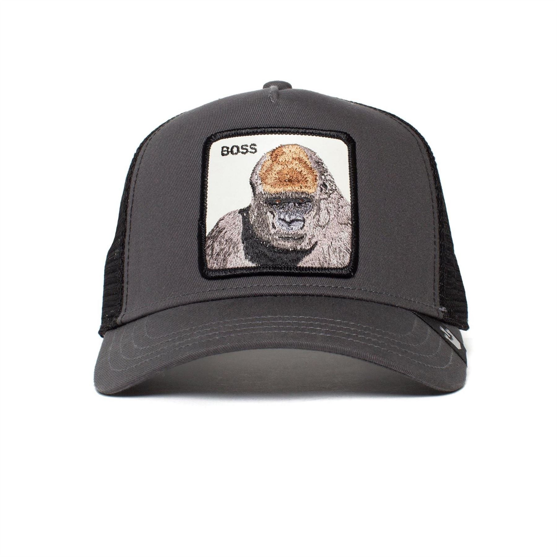Goorin Bros Adjustable Trucker Cap with Pre-Curved Brim