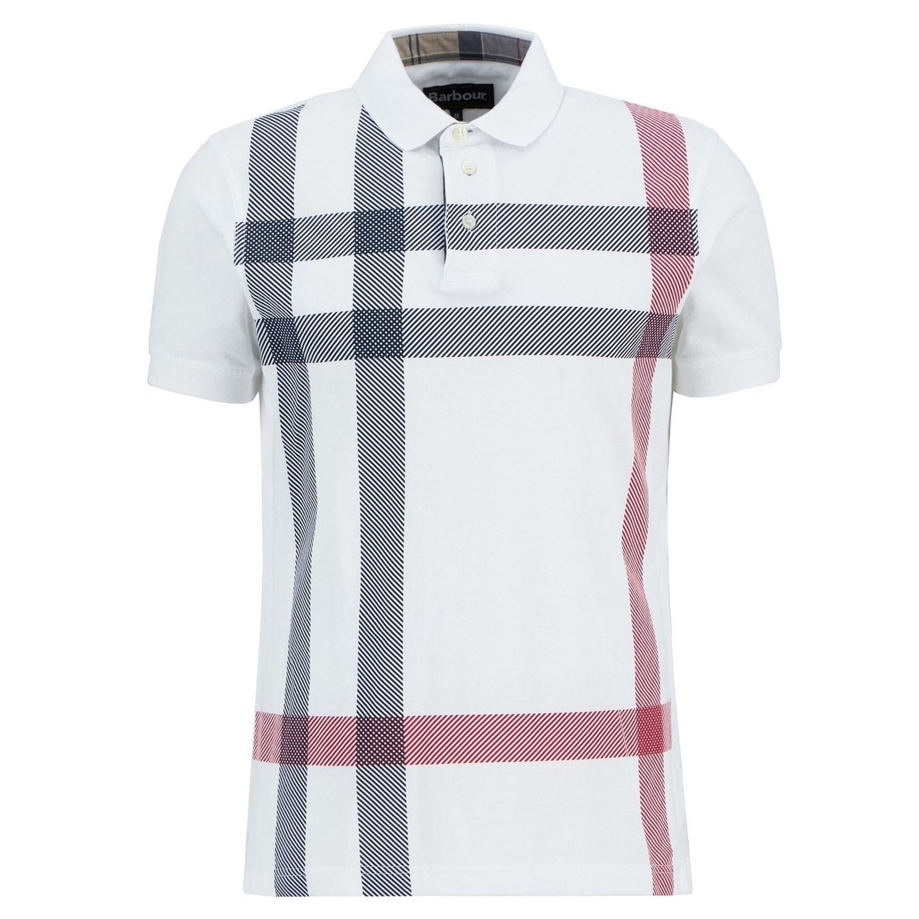 Barbour Tartan Short Sleeved Polo Shirt