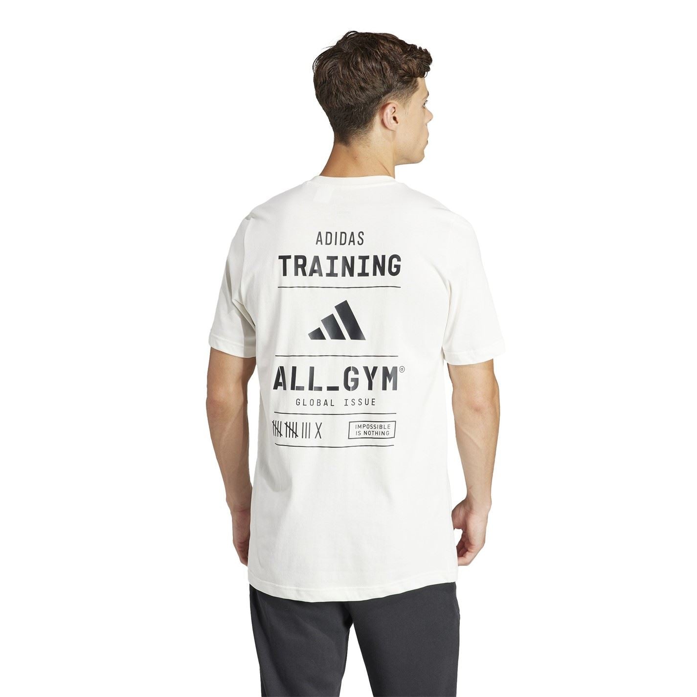 adidas Mens All Gym Category Graphic T-Shirt
