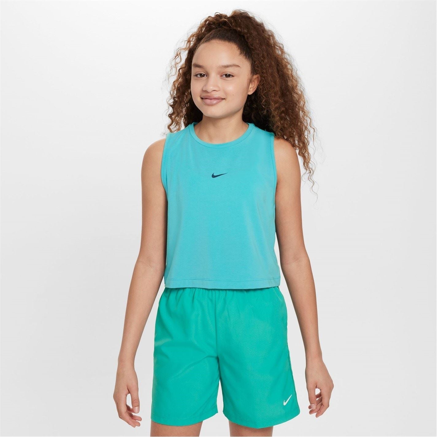 Nike Dri Fit Swoosh Big Kids (girls) Tank Sports Bra