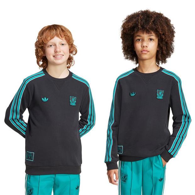 adidas Liverpool Terrace Icons Sweatshirt Juniors