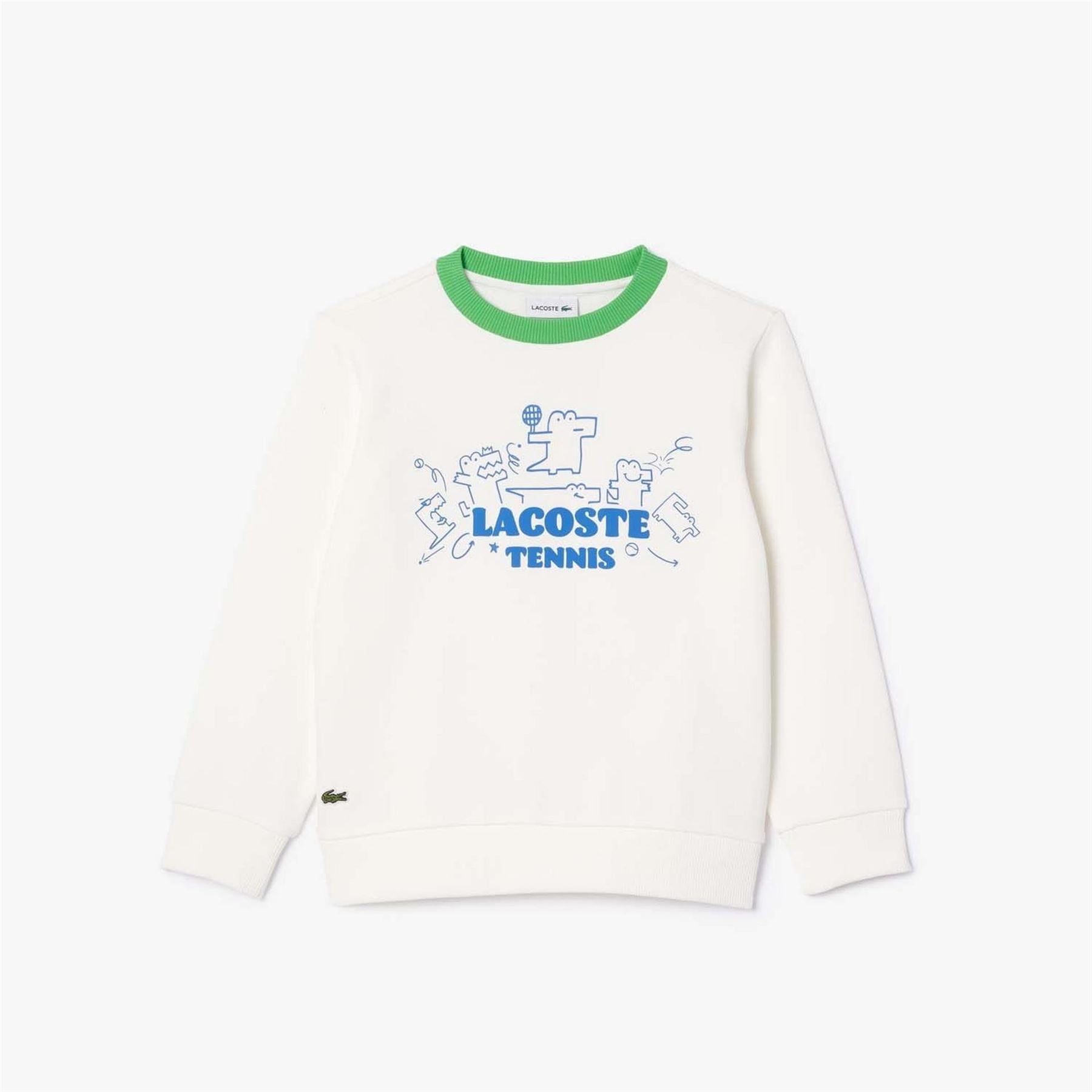 Lacoste Crewneck Print Sweatshirt