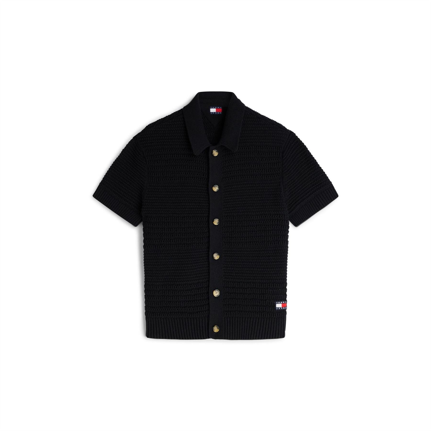 Tommy Jeans Patterned Short Sleeve Shirt