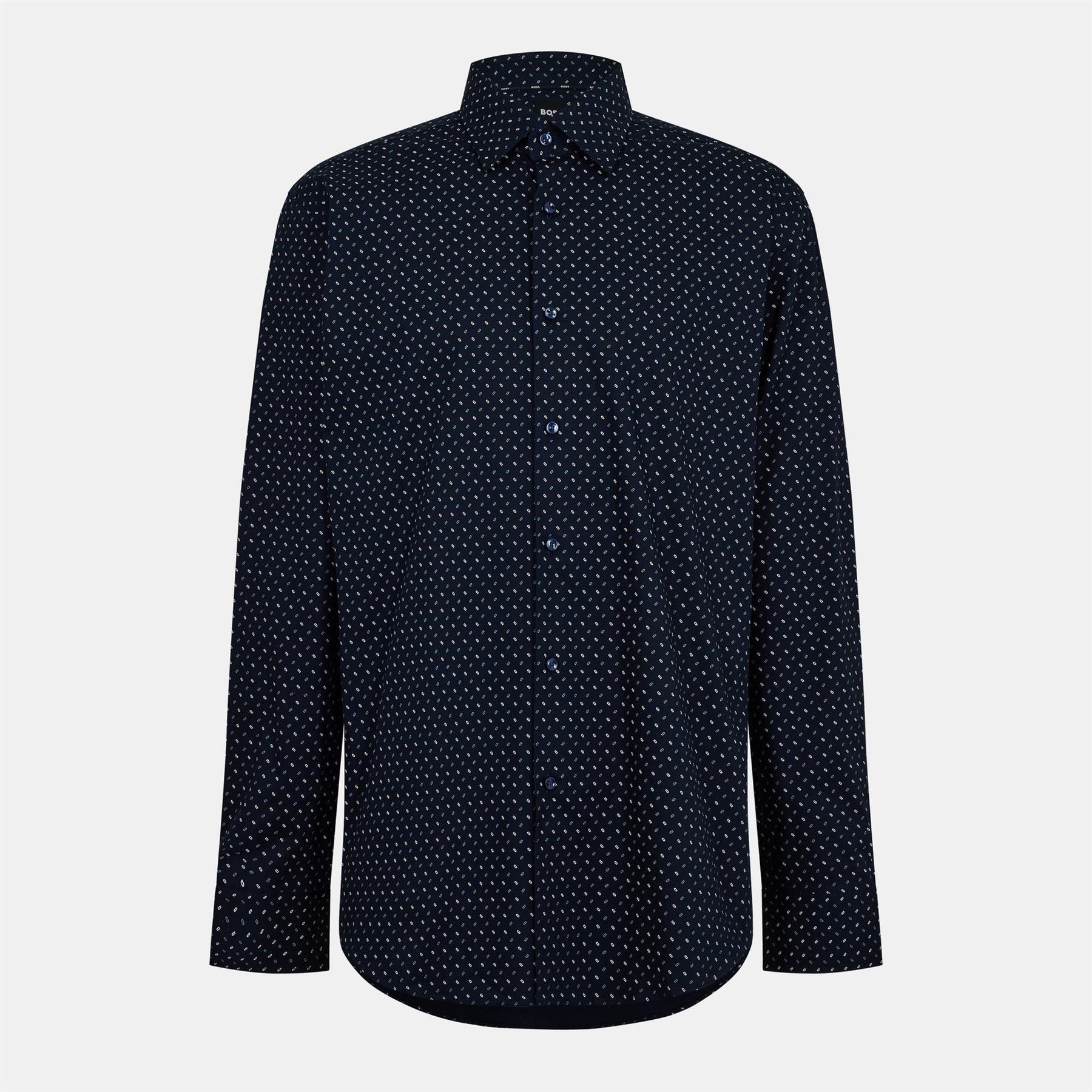 Boss Joe Collared Neck Long Sleeve Regular Fit Shirt
