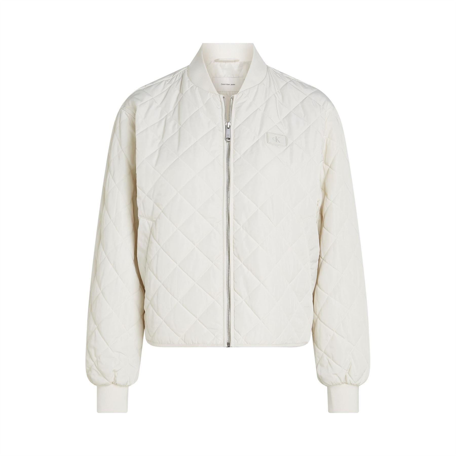 Calvin Klein Jeans Quilted Bomber Short Jacket