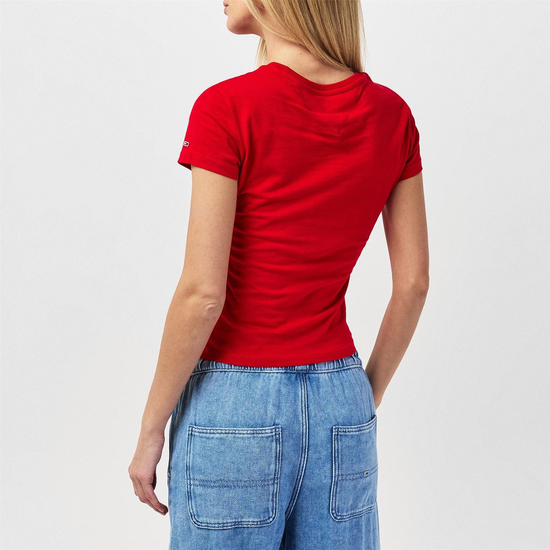 Tommy Jeans Slim Fit Essential Logo Print T-Shirt