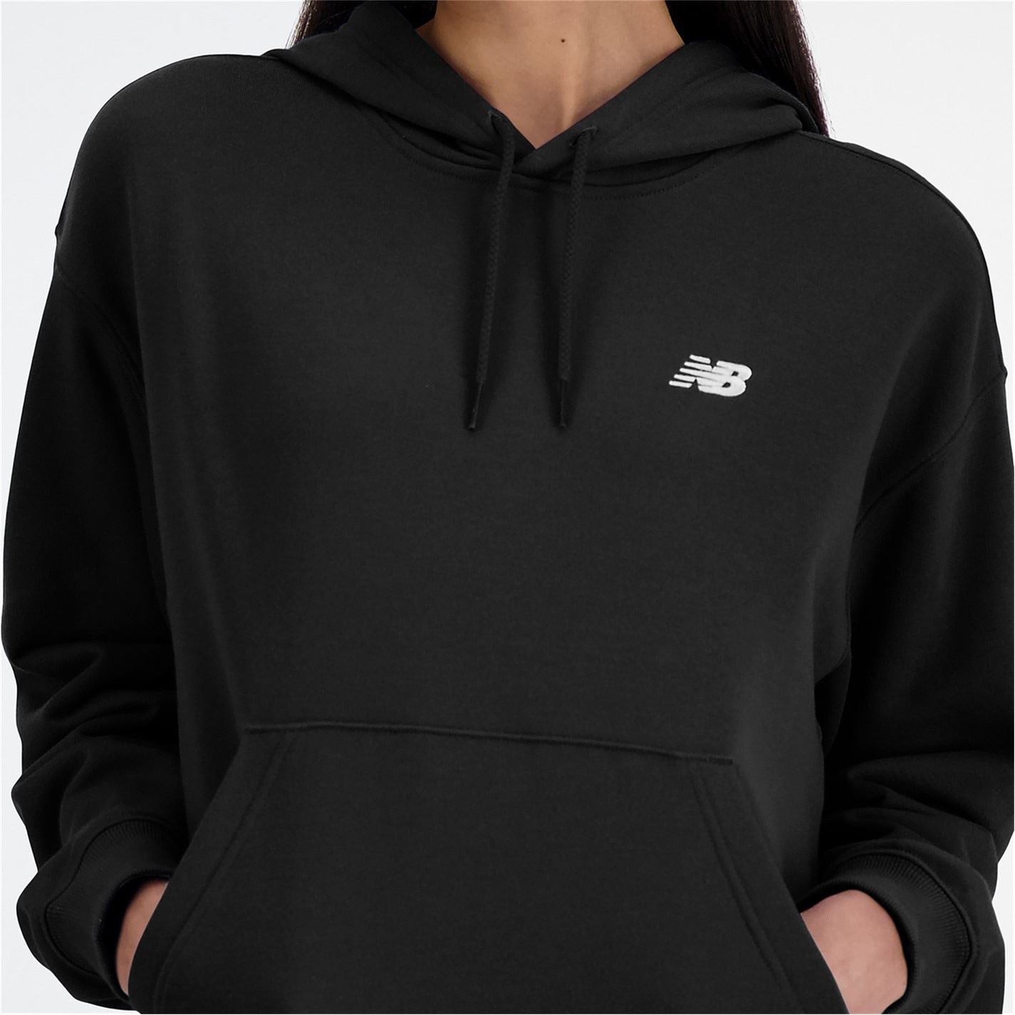 New Balance Terry Relaxed Fit Kangaroo Pocket Hooded Neck Sweatshirt