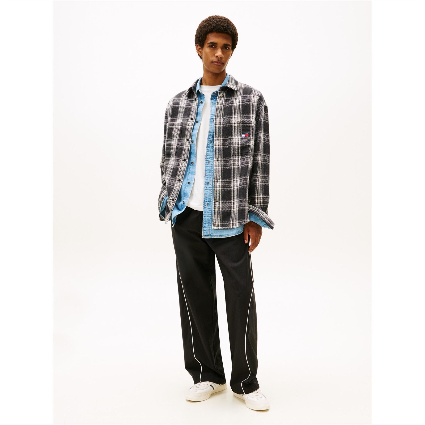 Tommy Jeans Check Brushed Overshirt