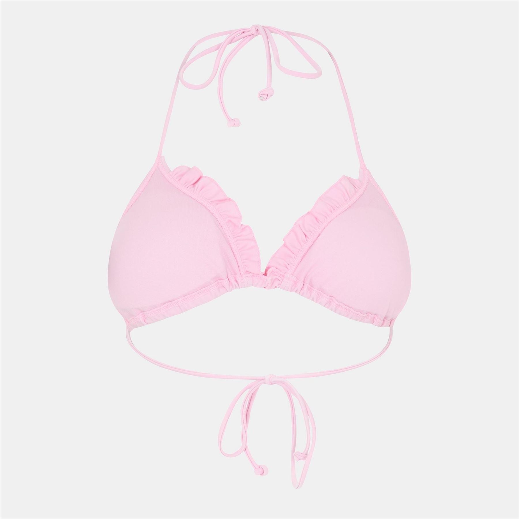 Brave Soul Bikini Top With Frill Edge