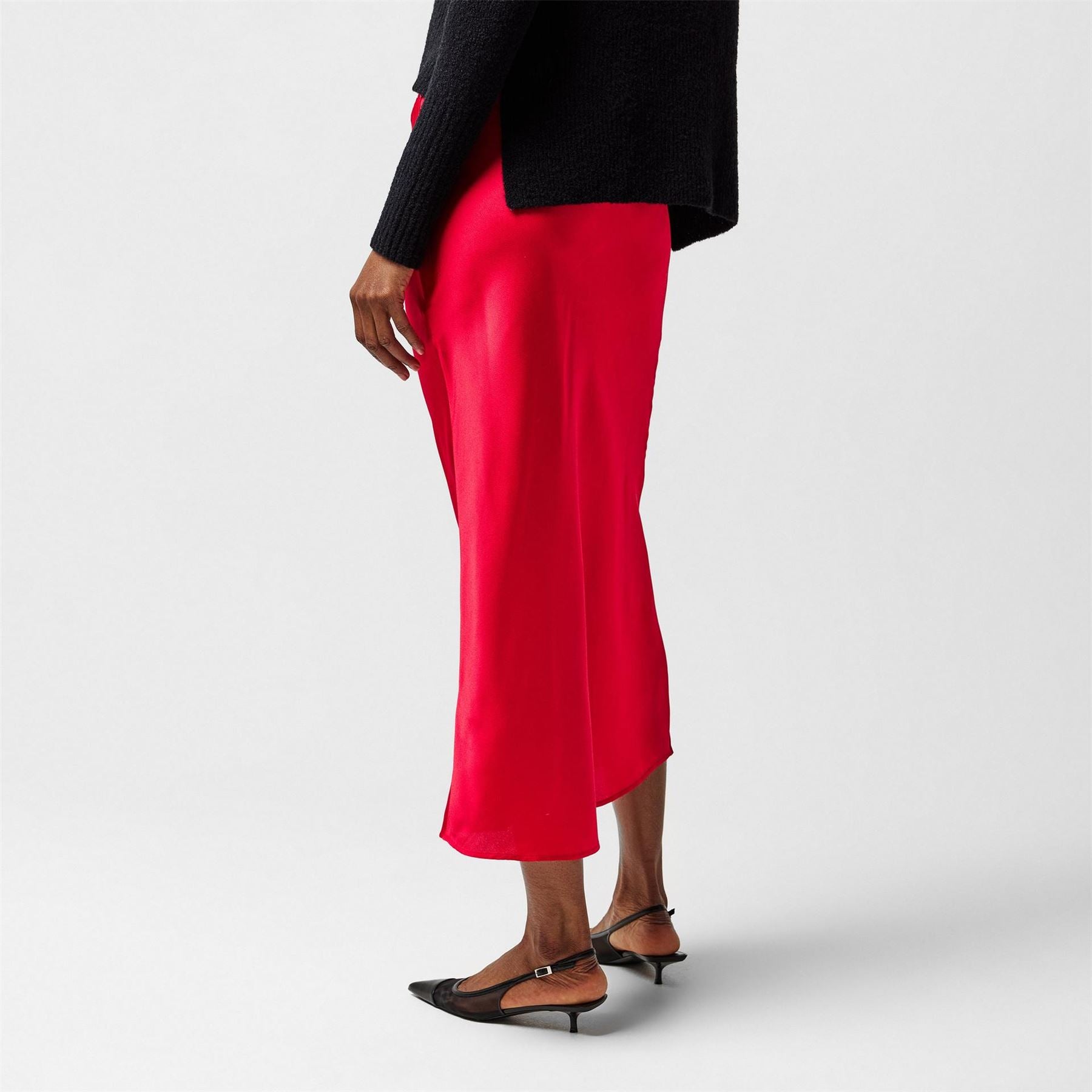 Boss C Visos Midi Slip Skirt