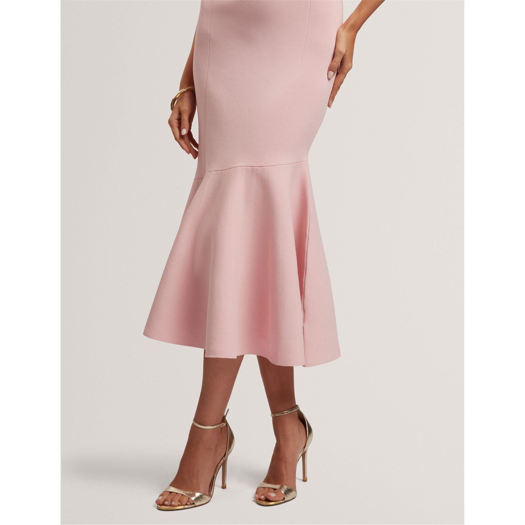 Ted Baker Short Sleeve Midi Knitted Jumper Dress