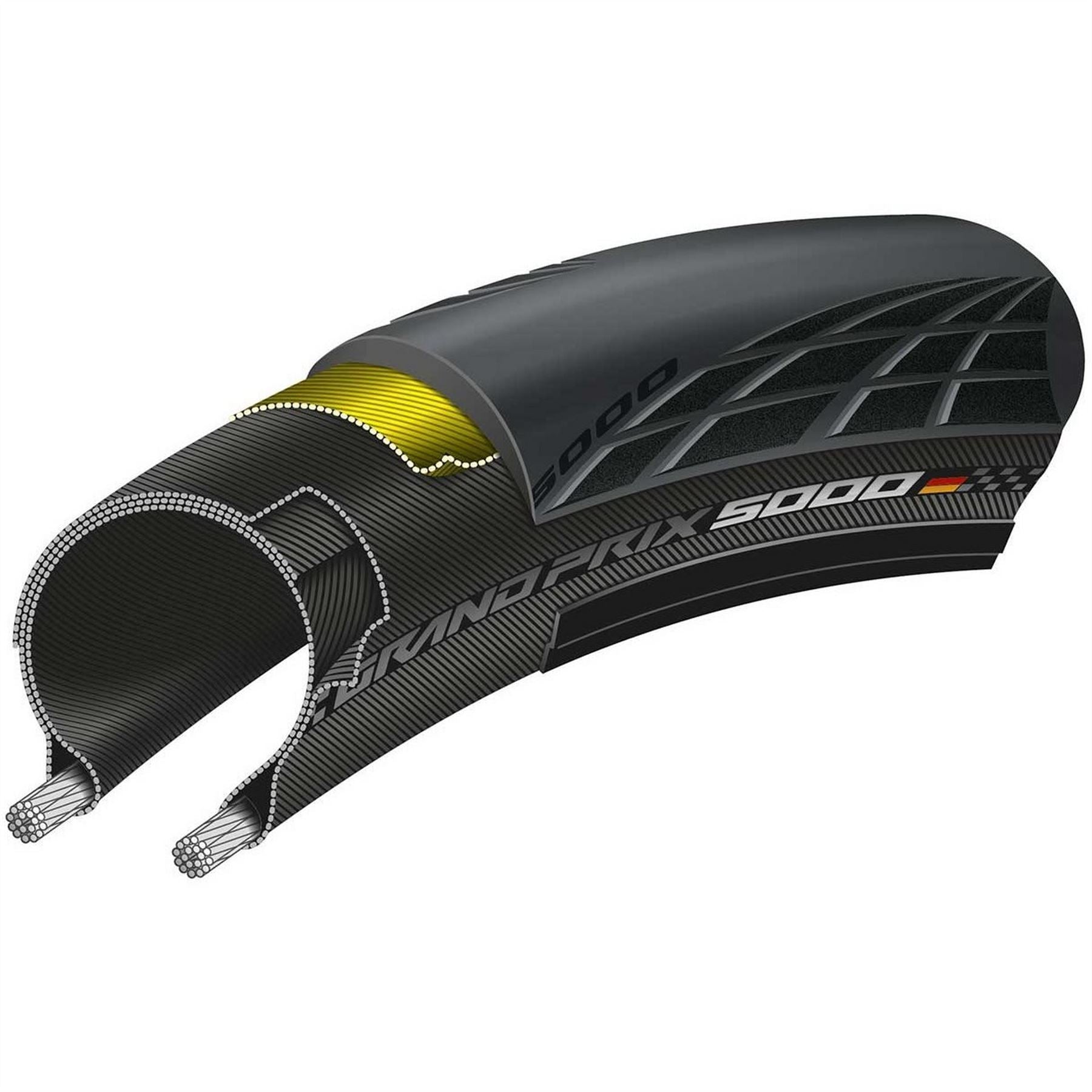 Continental Prix 5000 700c Folding Clincher Road Tyre