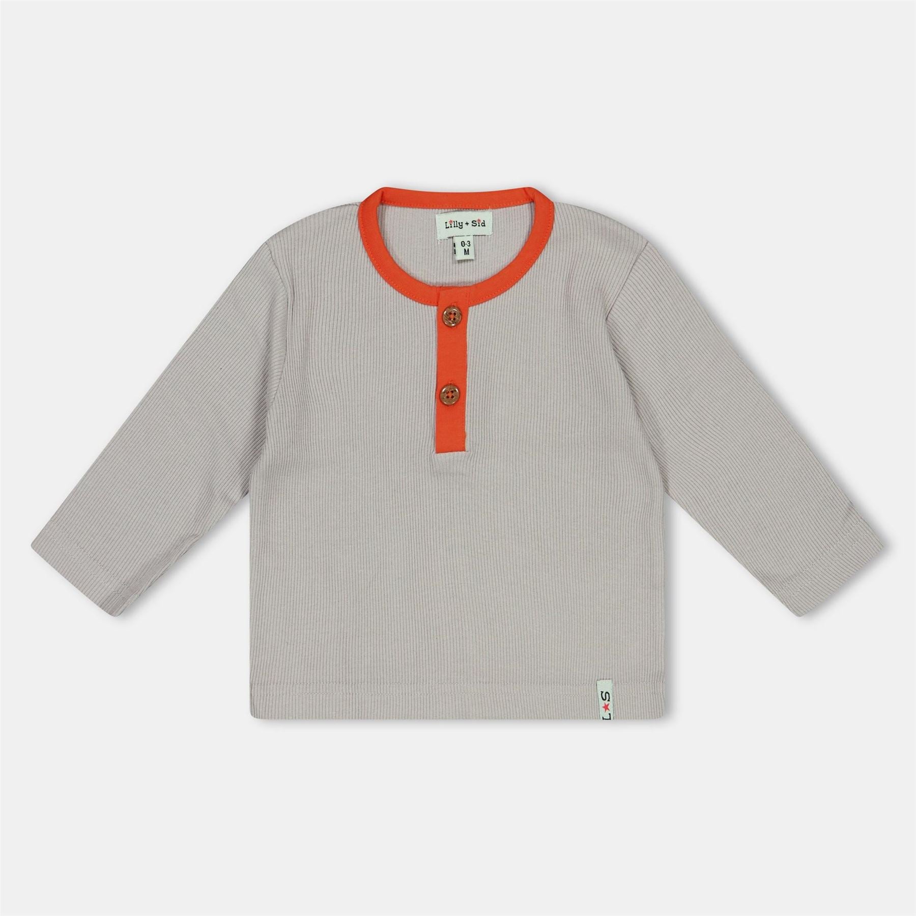 Lilly and Sid  And  Sid Multicoloured Stripe Print And Plain Top  2 Pack